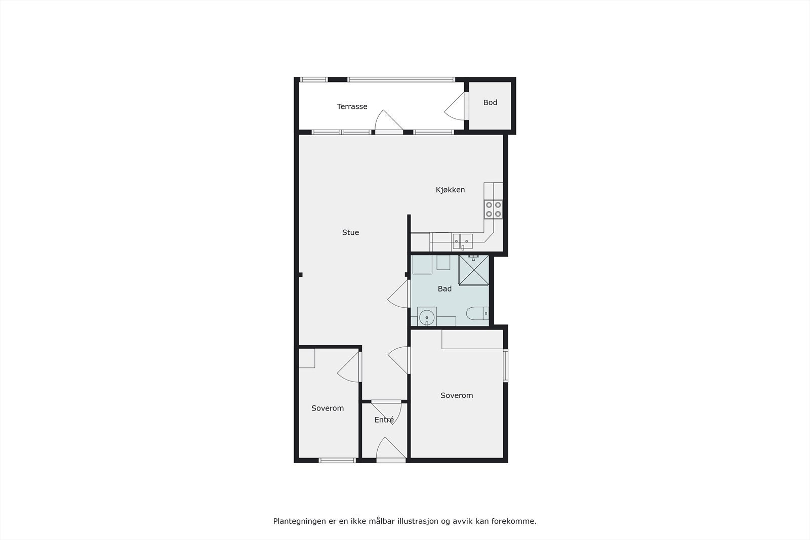 Plantegning Galleribilde