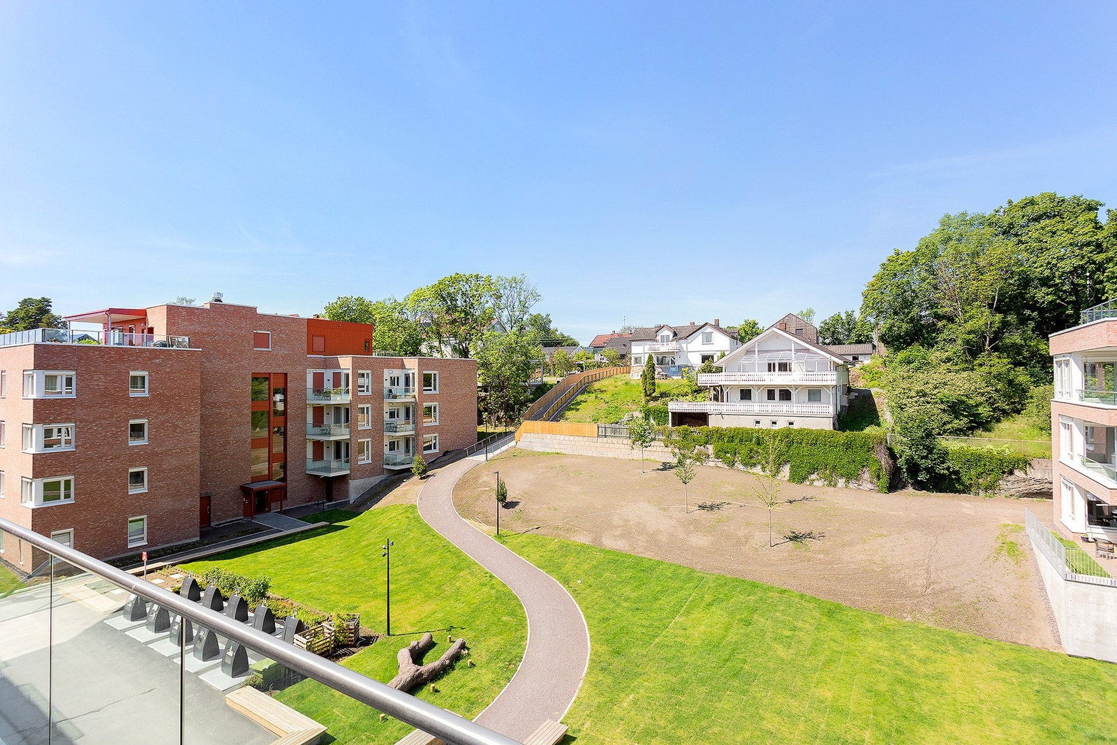 Utsyn fra balkongen Galleribilde