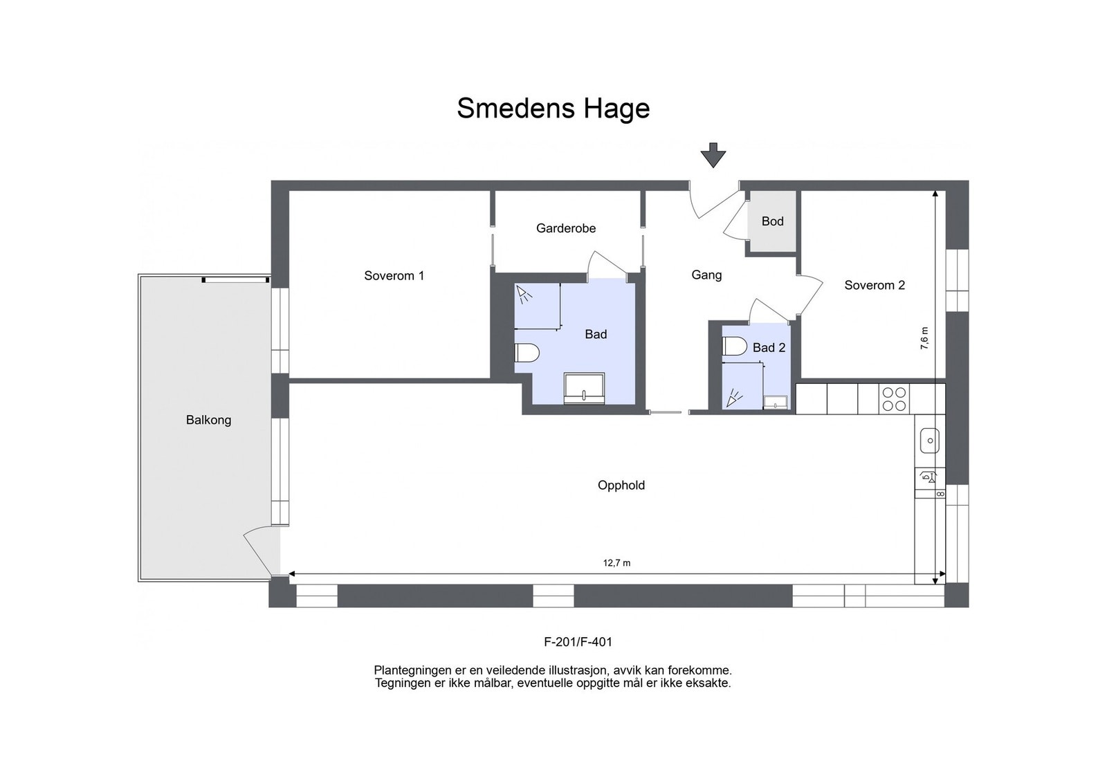 Plantegning Galleribilde