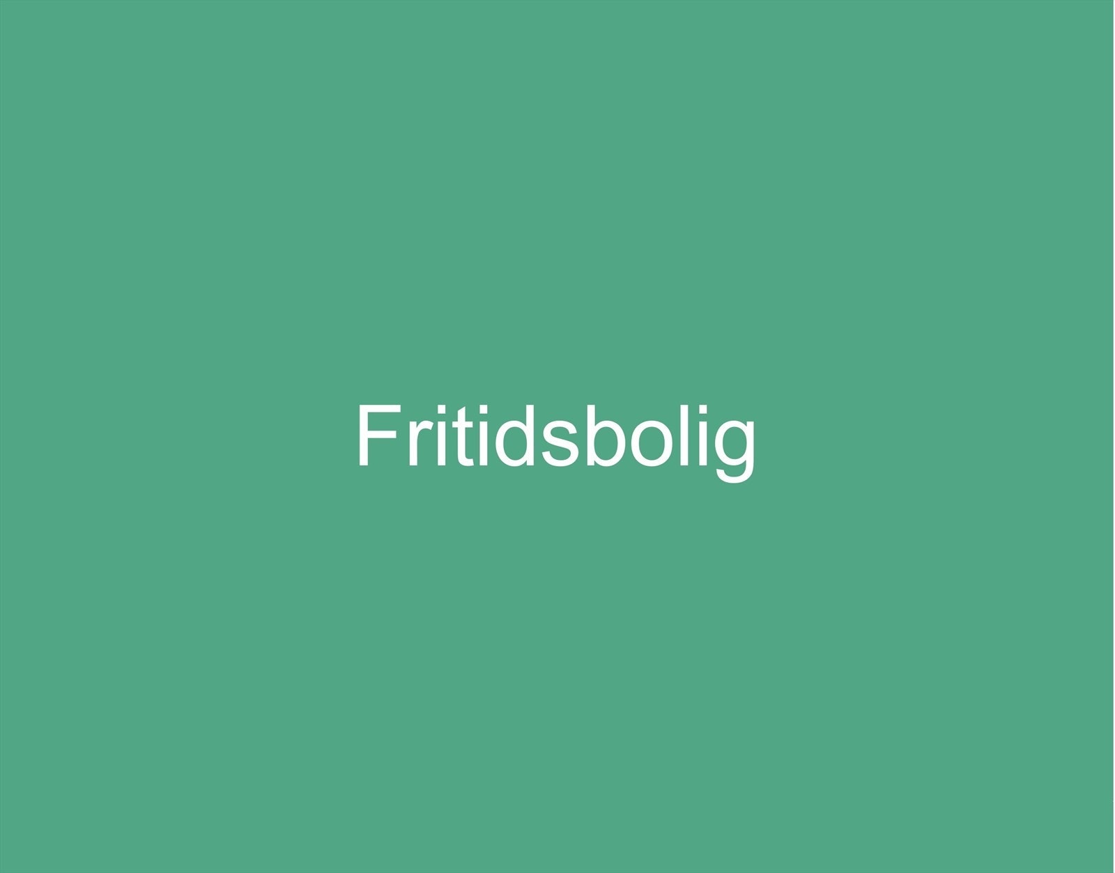 Fritidsbolig Galleribilde