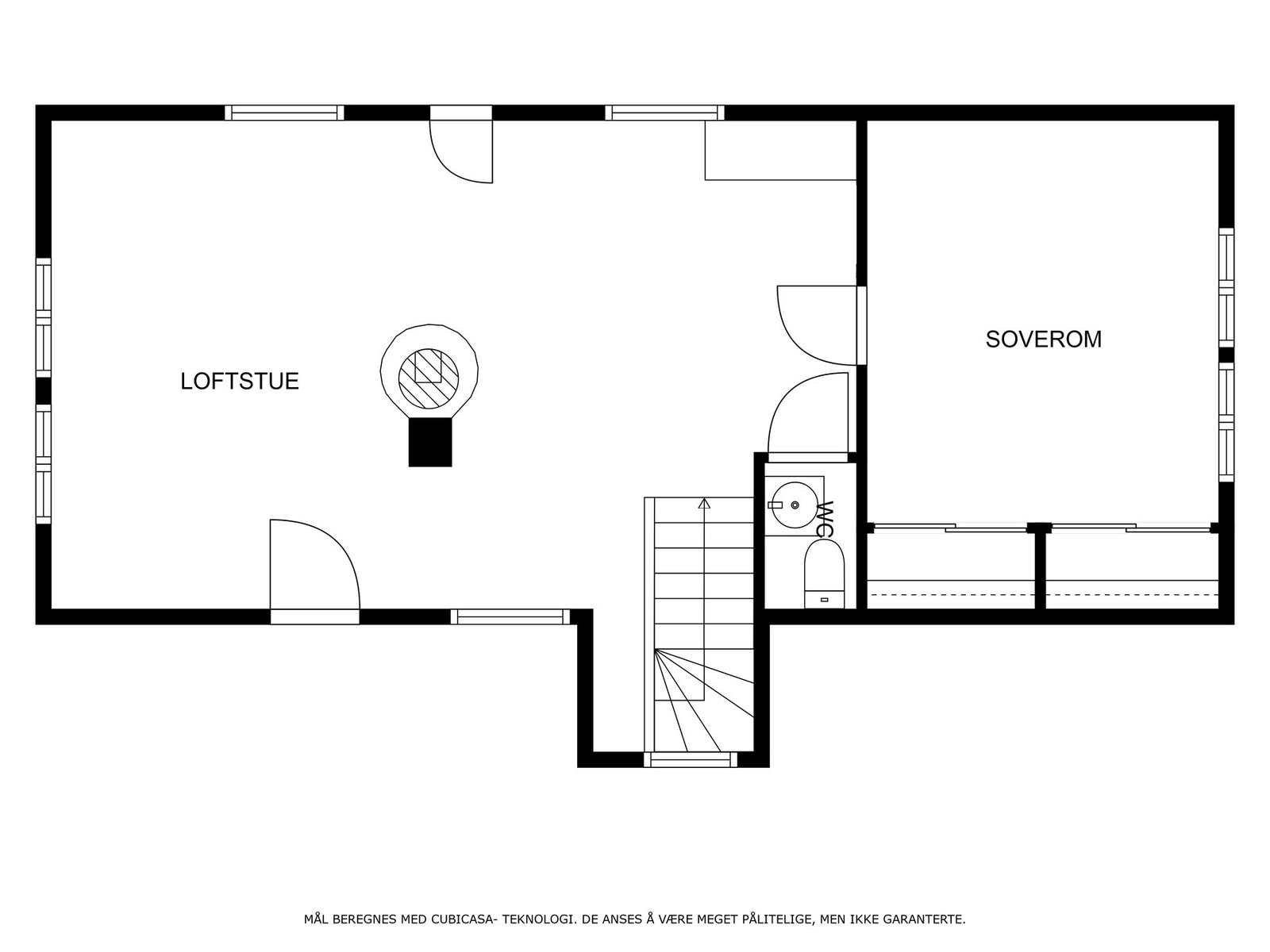 Veiledende plantegning 2 etasje Galleribilde