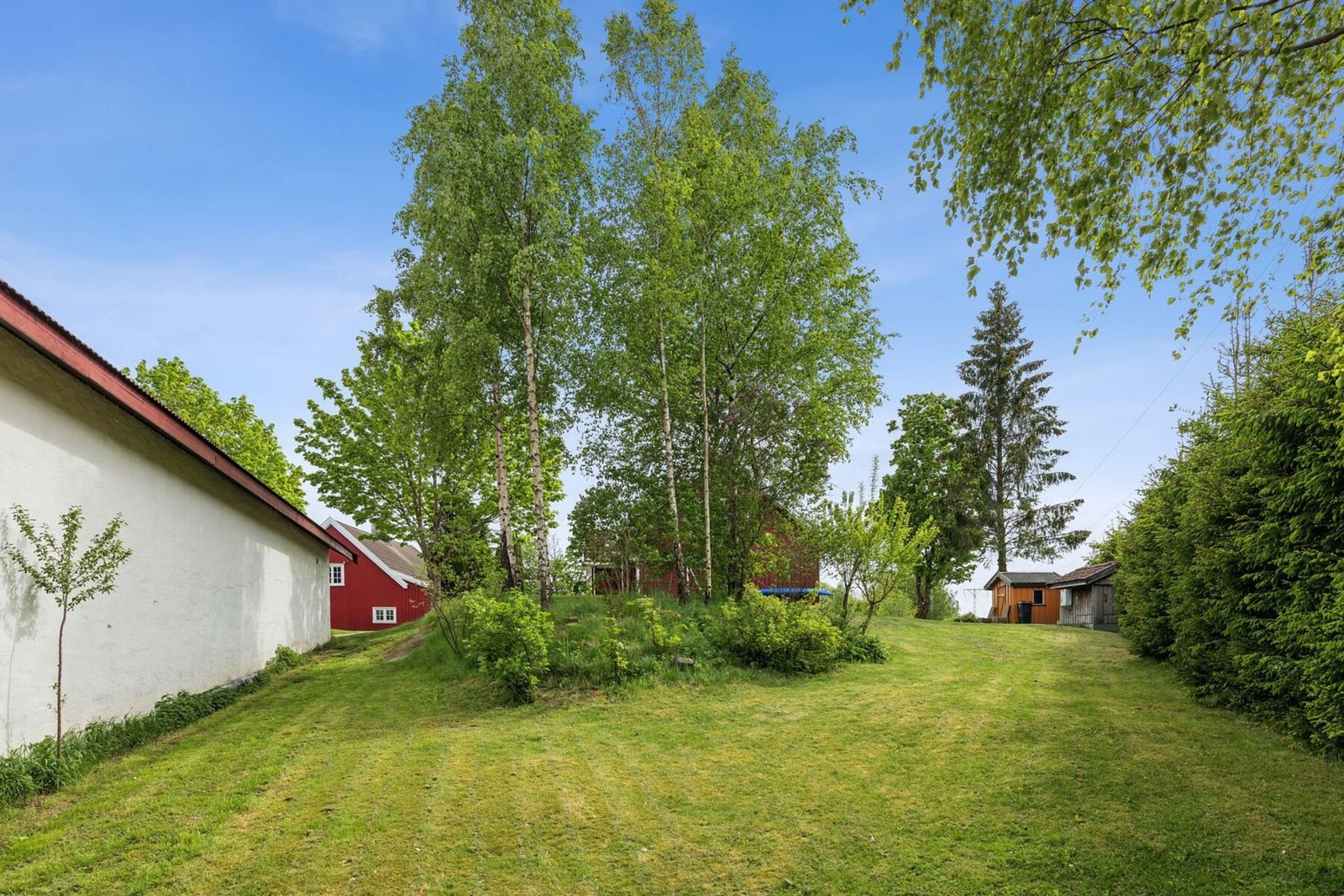 Hagen har god plass til både lek, avslapning og aktiviteter for hele familien Galleribilde