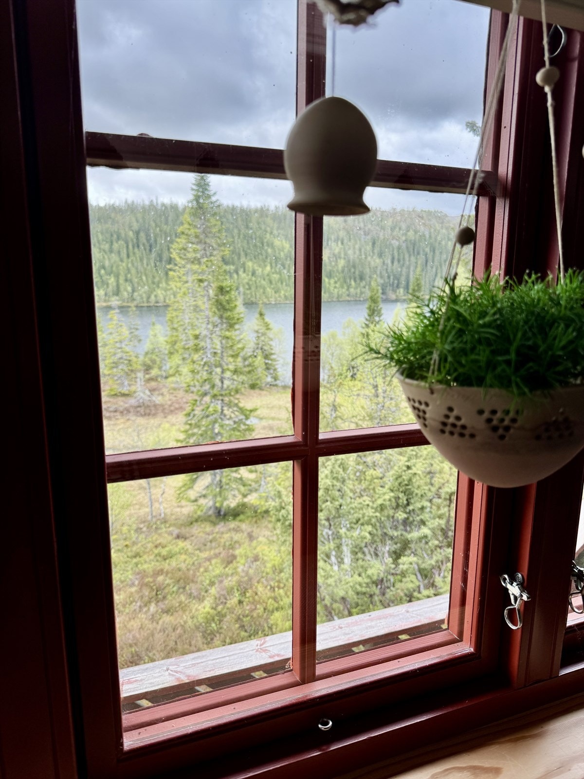 Utsikt mot vatnet Galleribilde