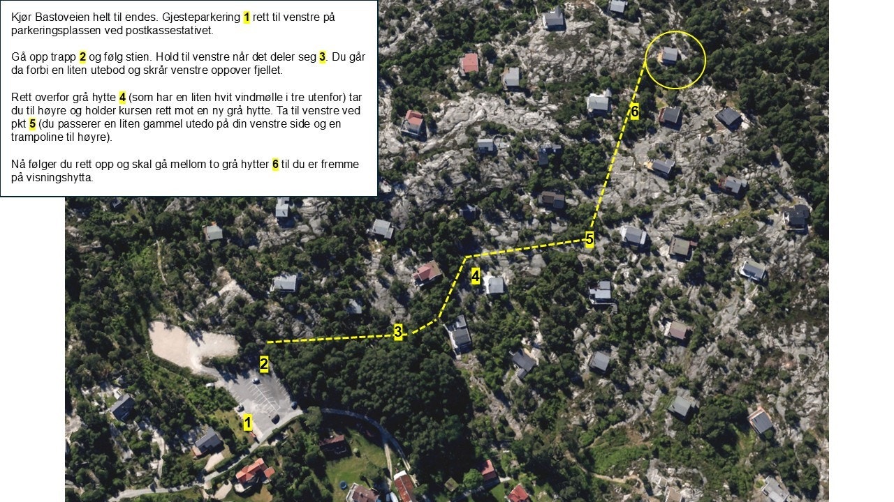 Veibeskrivelse Bastofeltet 136 Galleribilde