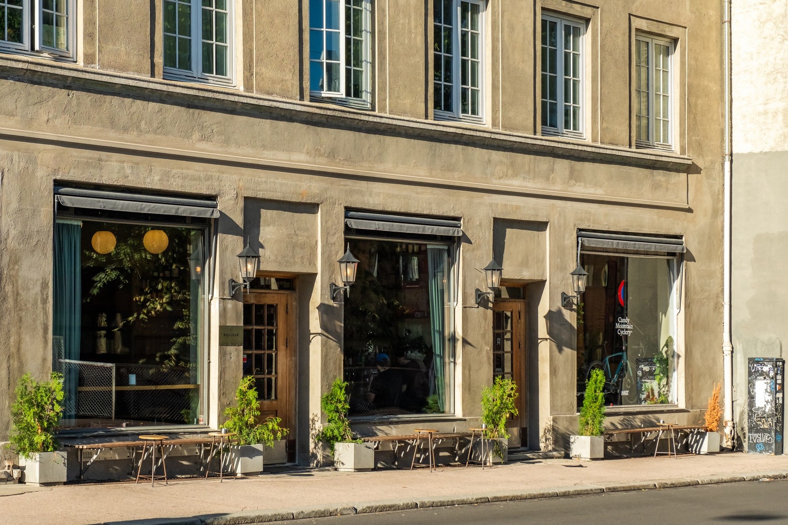 Vin- og sykkelbaren Rouleur finner du på St. Hanshaugen. Galleribilde