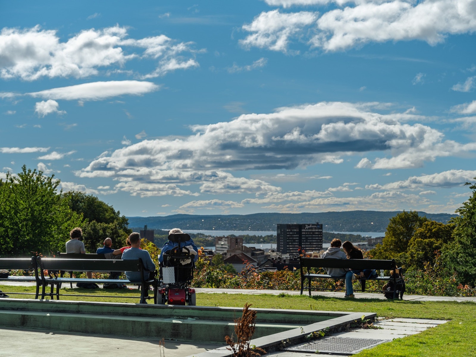 Med kanskje byens beste utsikt. Galleribilde
