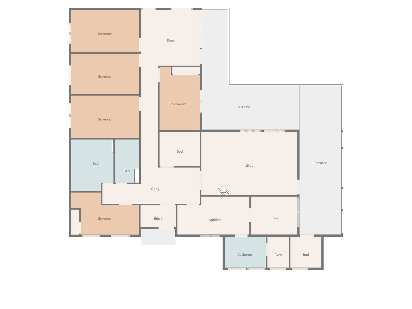 Plantegning Galleribilde