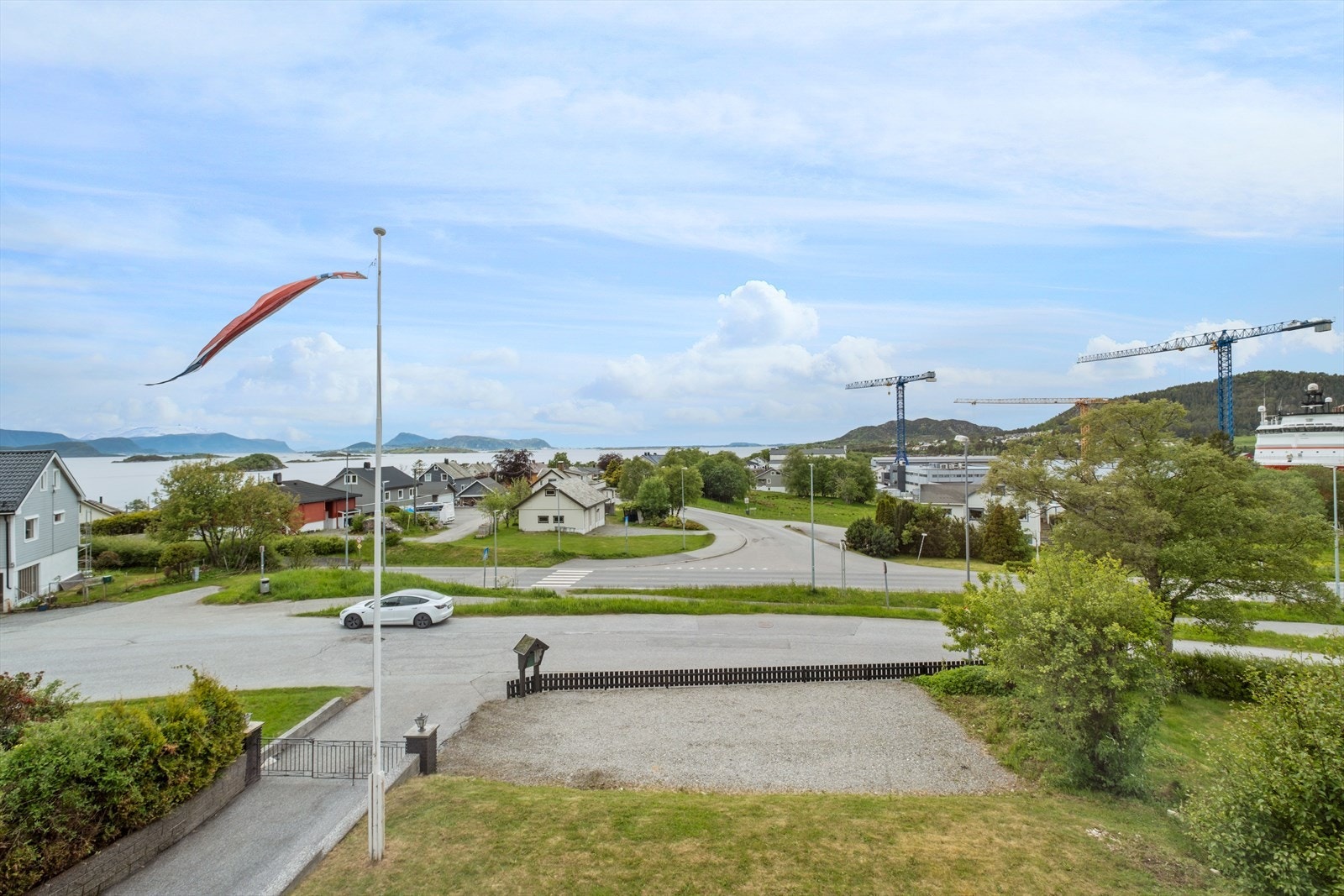 Utsikt fra verandaen Galleribilde