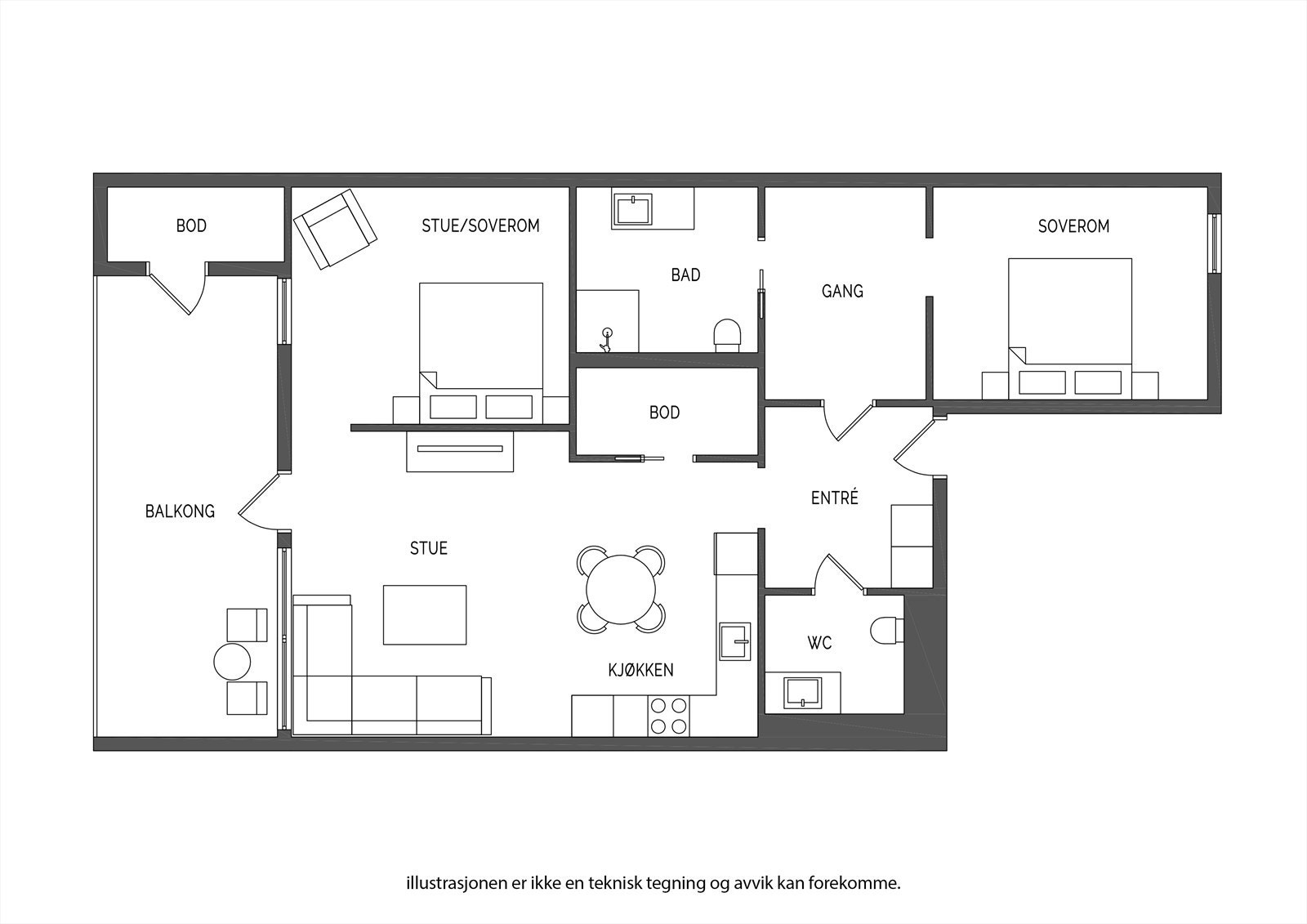 Planløsning Galleribilde