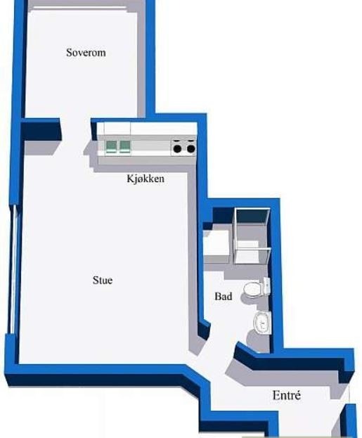Plantegning Galleribilde