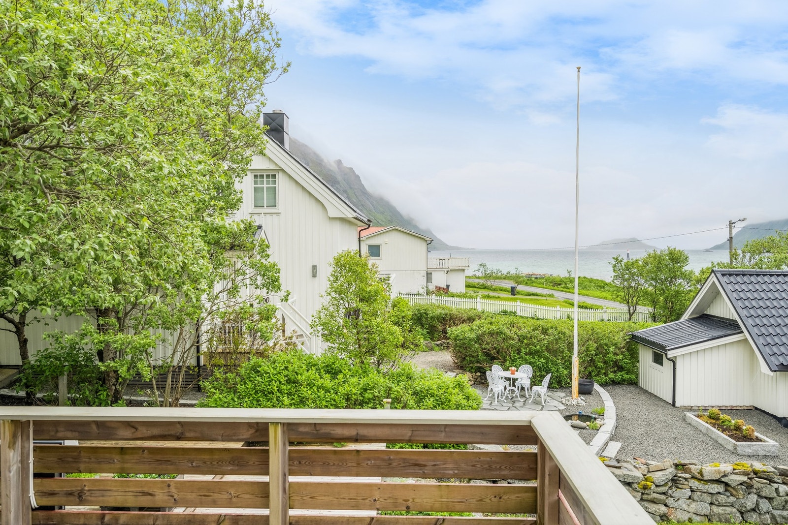 Fantastisk sjøutsikt fra eiendommen. Galleribilde