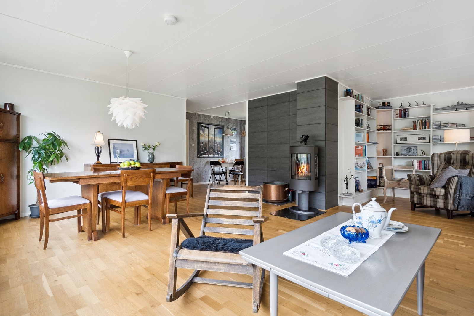 Stuen byr på mange møbleringsmuligheter. Galleribilde