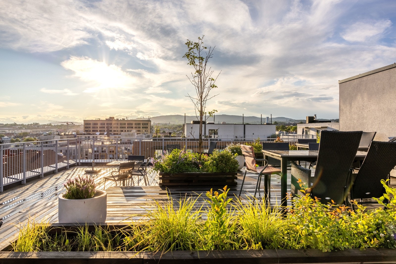 Her er det fantastiske solforhold. Galleribilde