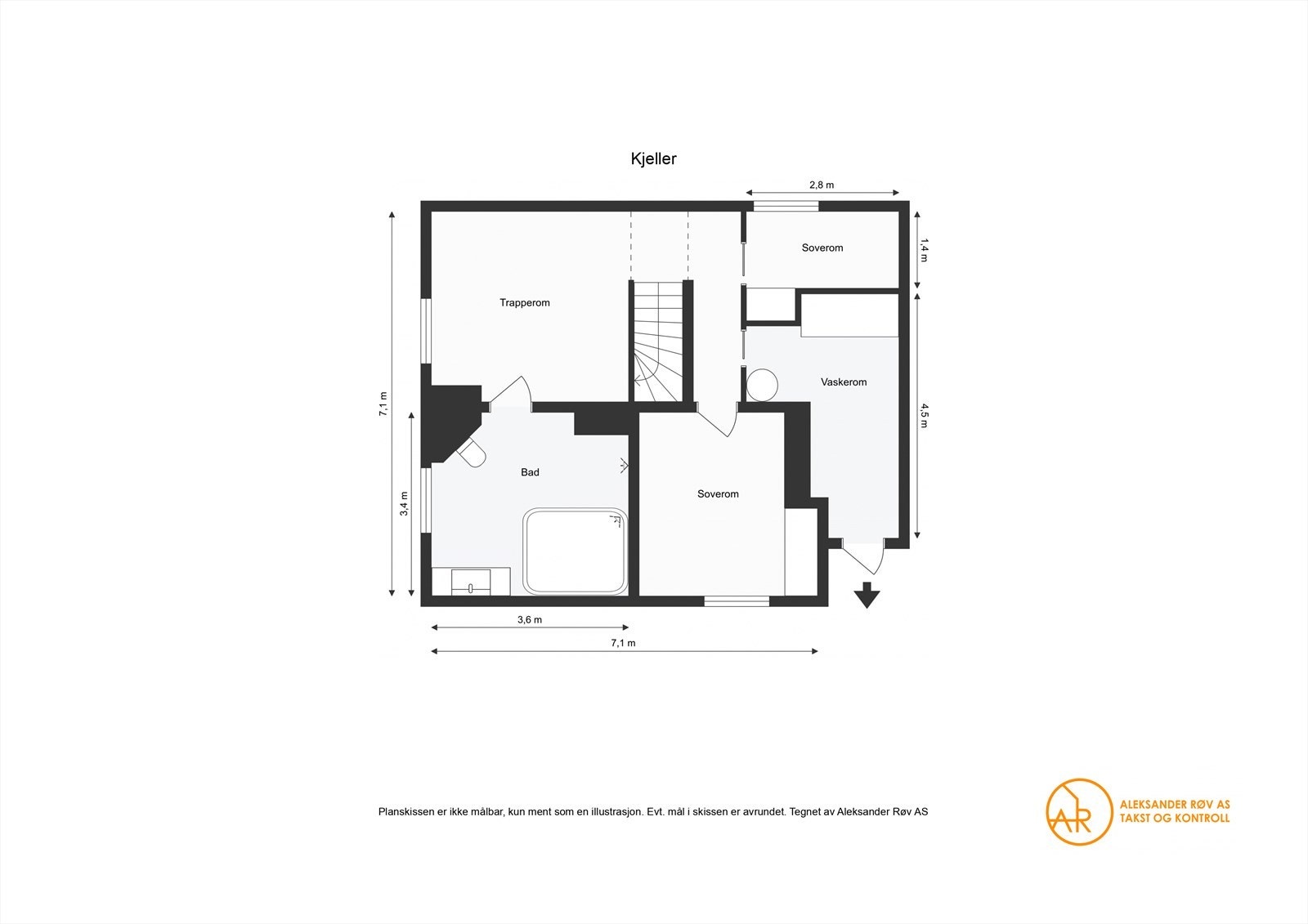Plantegning Kjeller Galleribilde