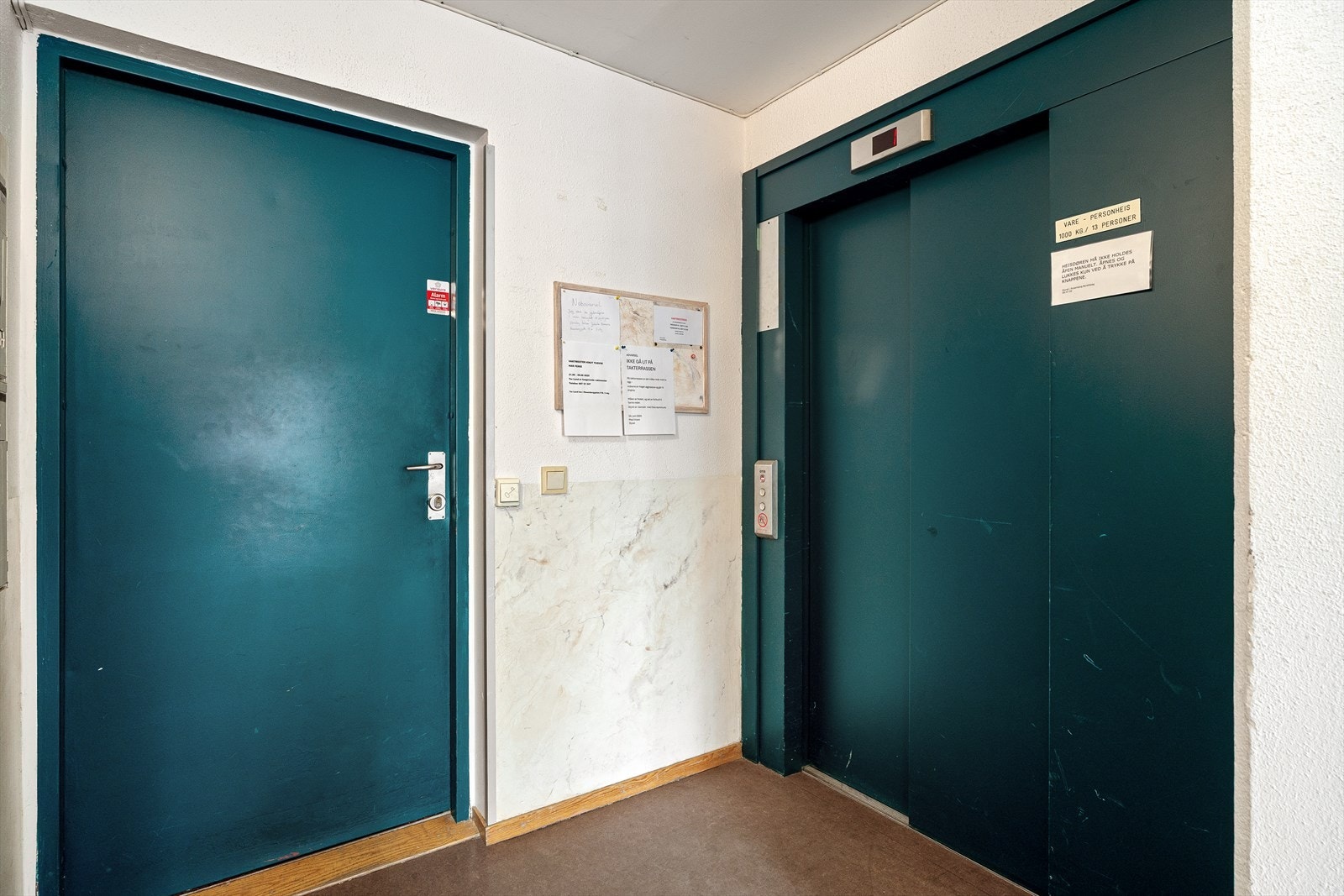 Heisadkomst direkte til leilighetsplanet Galleribilde