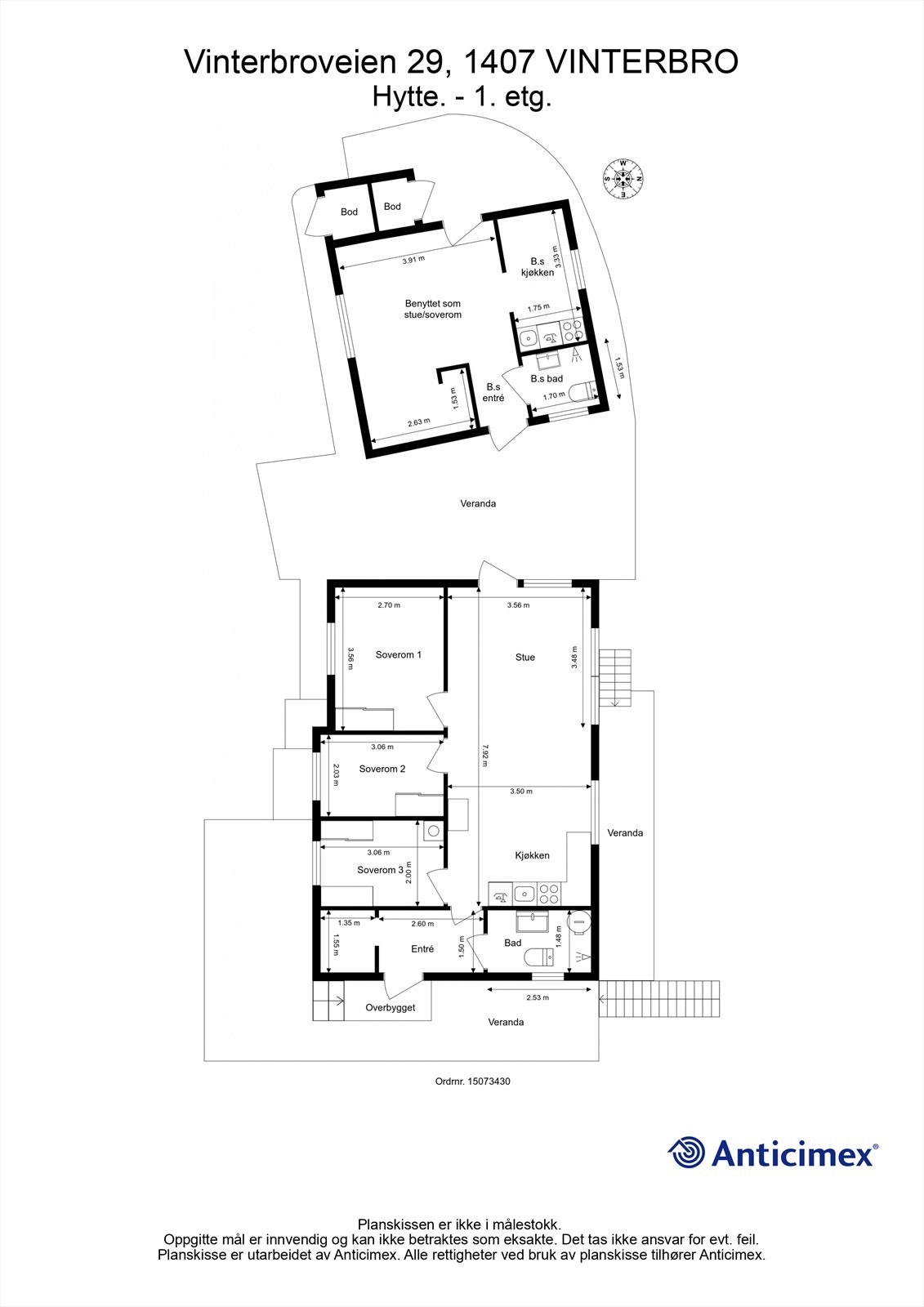 Plantegning Galleribilde