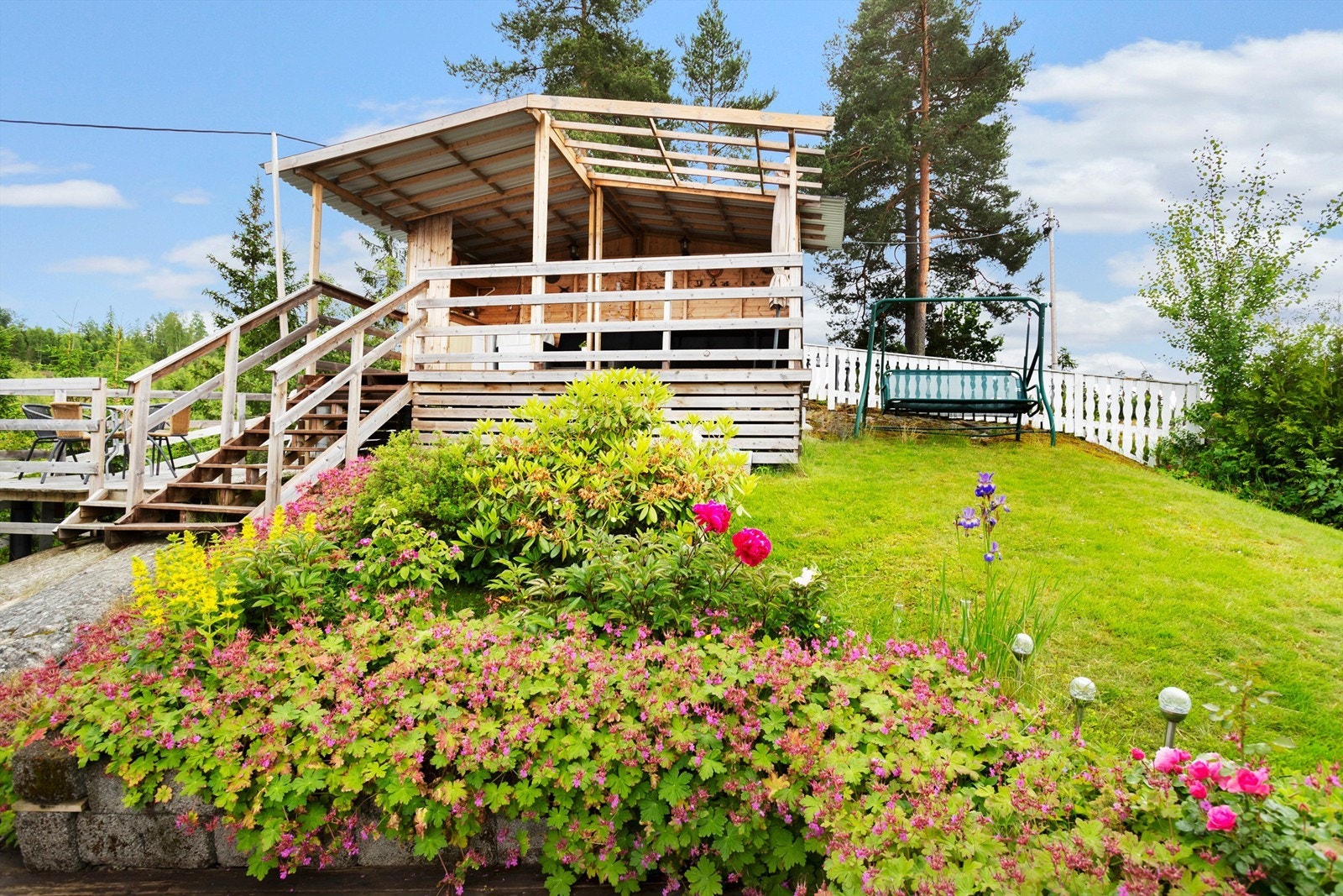 Overbygget terrasse Galleribilde