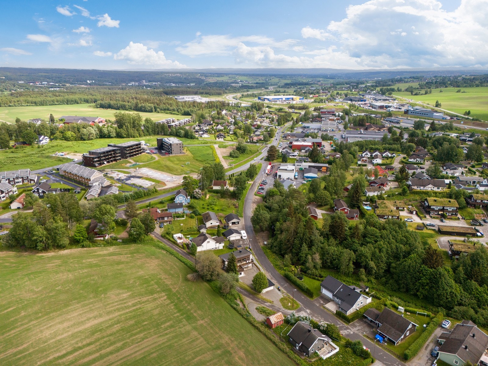 Dronefoto Galleribilde