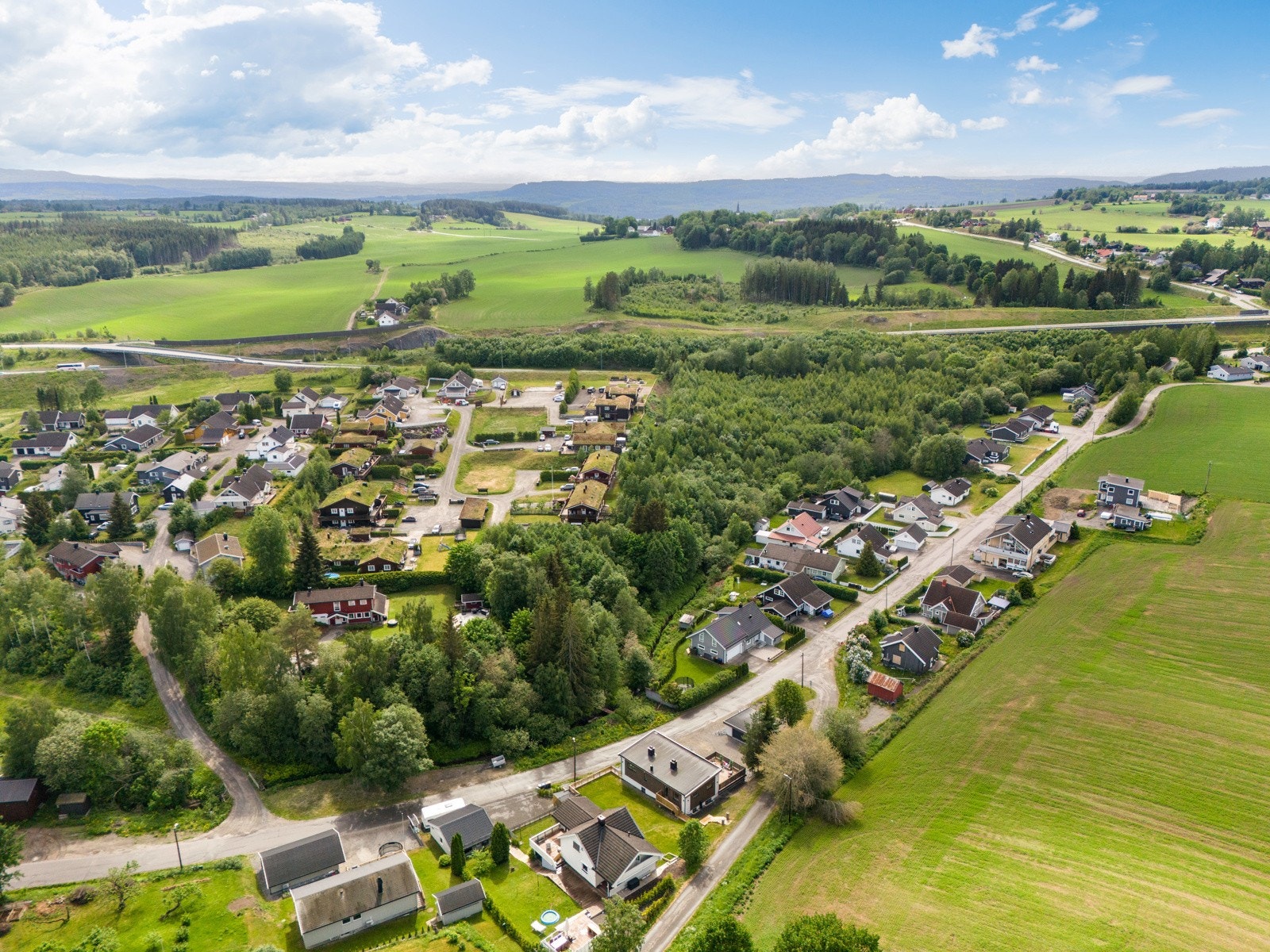 Dronefoto Galleribilde