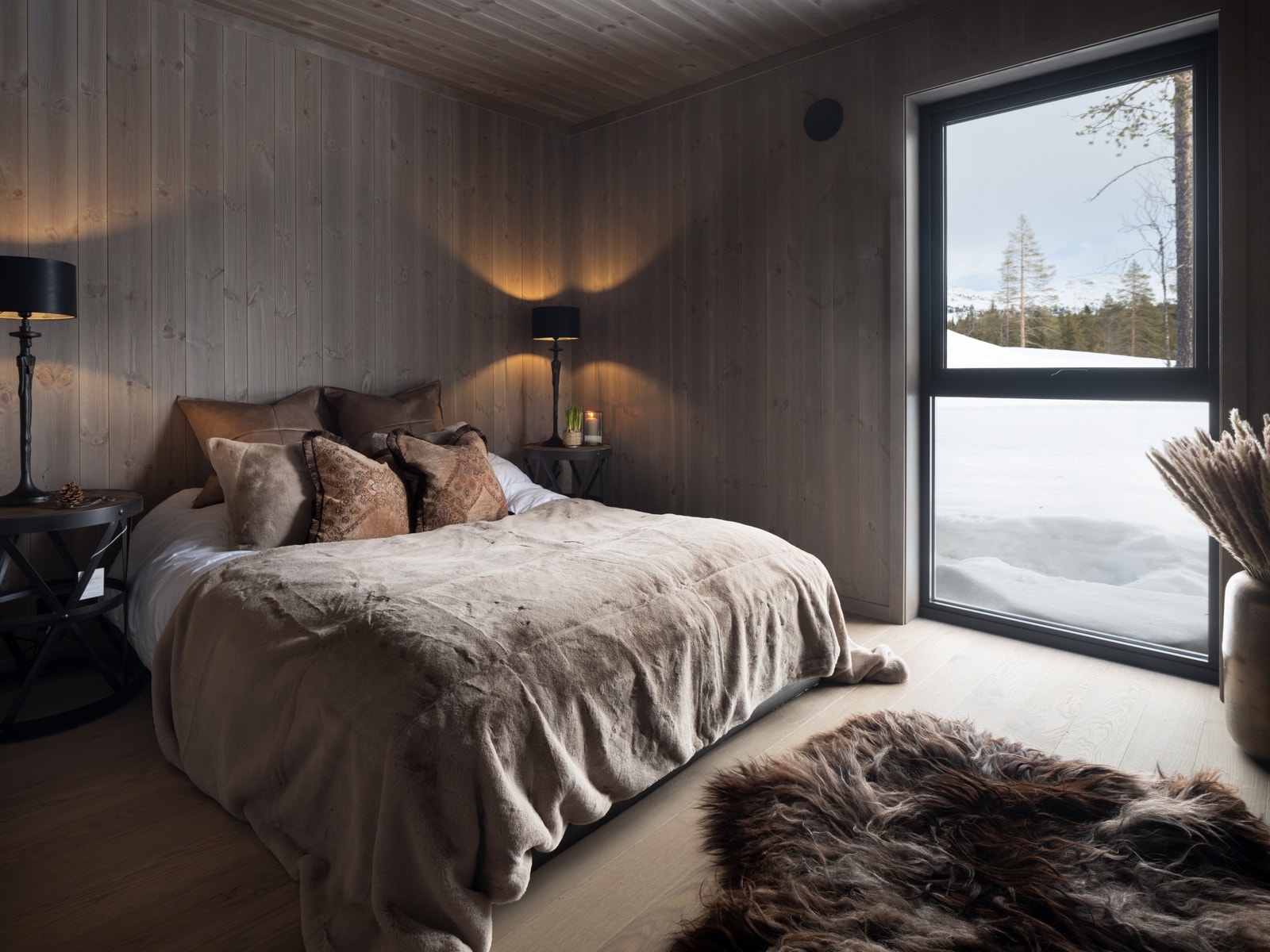 Illustrasjonsfoto av tilsvarende hytte Galleribilde