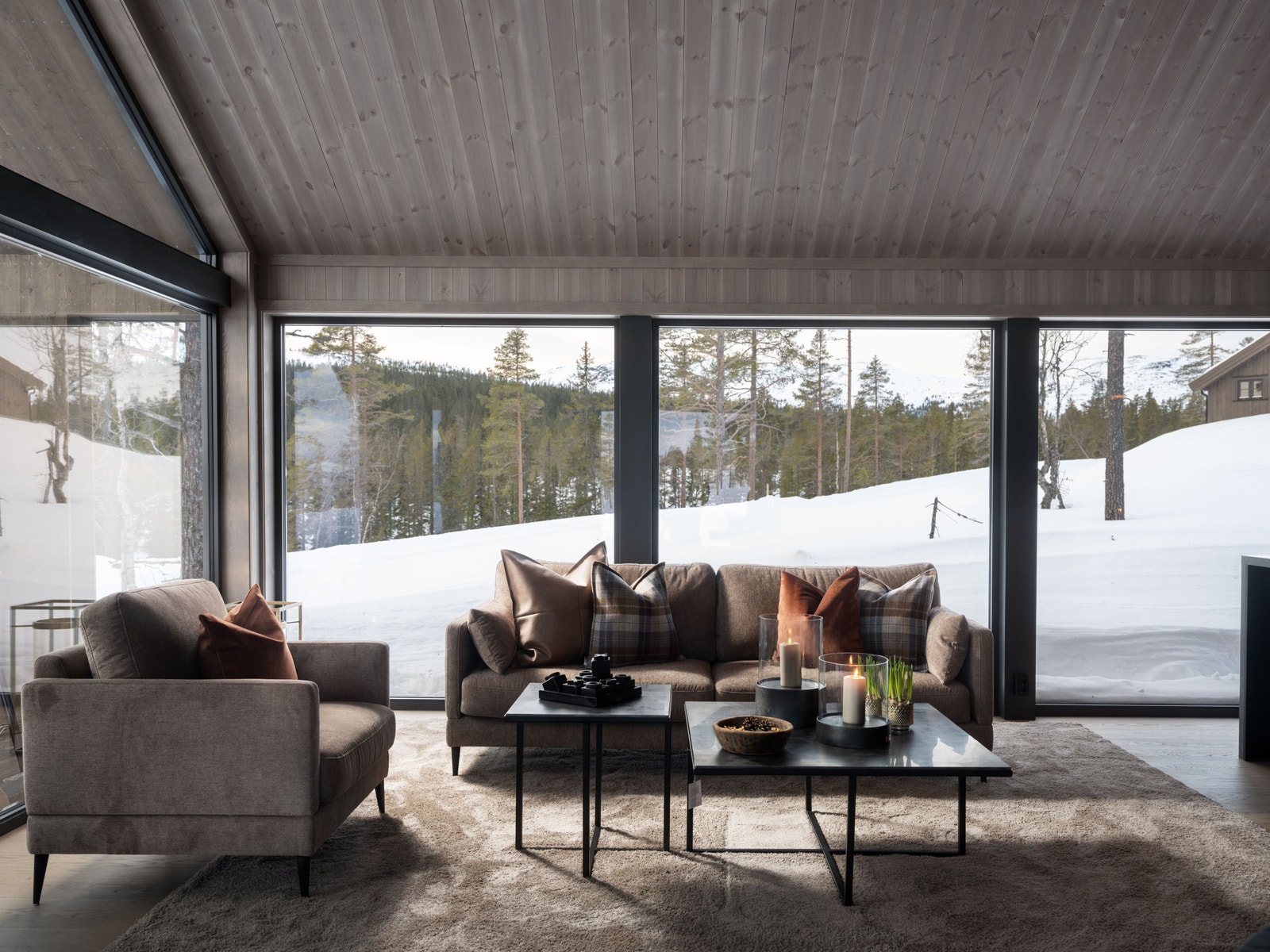 Illustrasjonsfoto av tilsvarende hytte Galleribilde