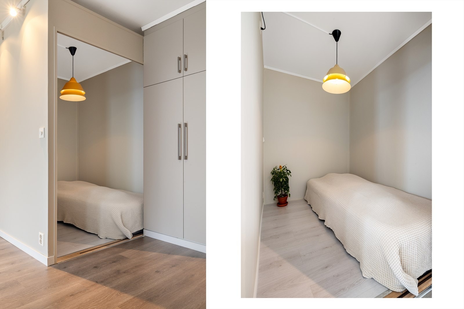 Like ved sovelkven er det også innredet med praktisk garderobeskap. Galleribilde