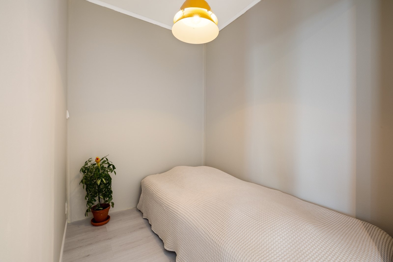 Sovealkoven har god plass til både seng, nattbord og oppbevaring. Galleribilde