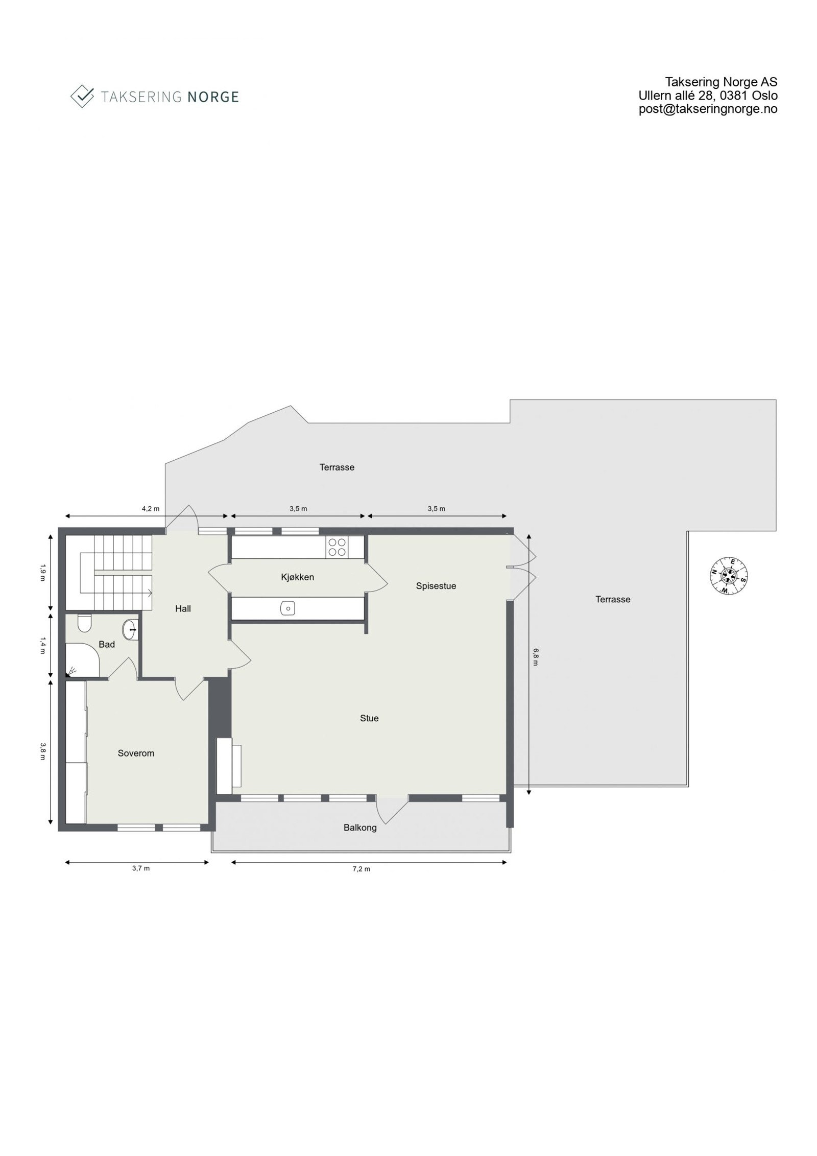 Plantegning 2-etasje Galleribilde