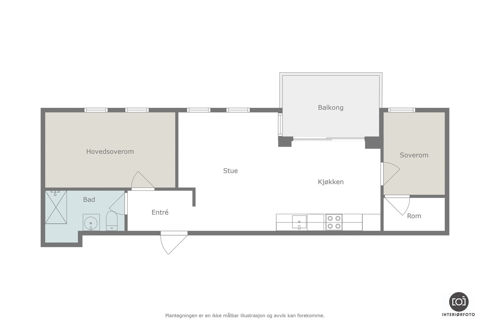 Plantegning Galleribilde