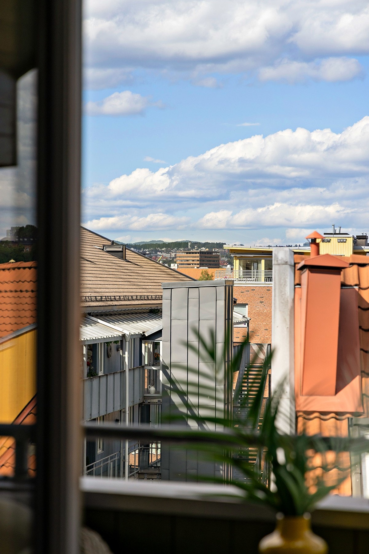 Utsikt fra balkong Galleribilde