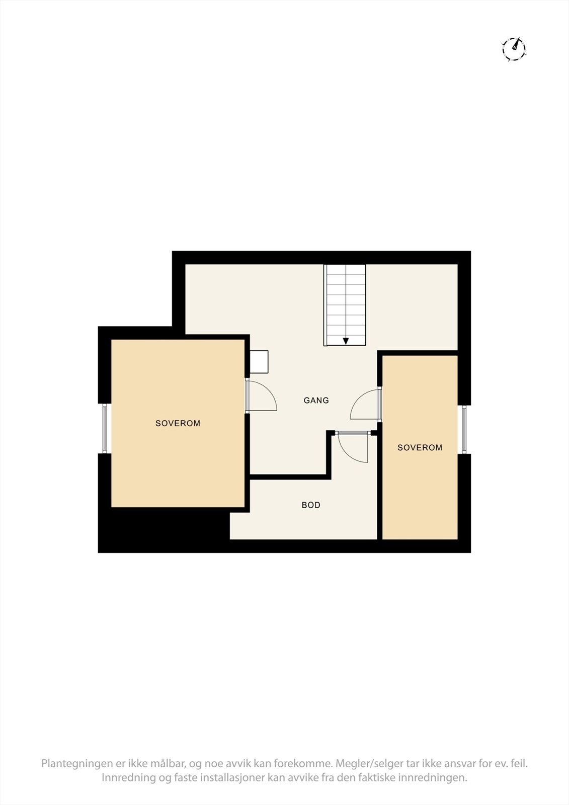 Plantegning loft Galleribilde