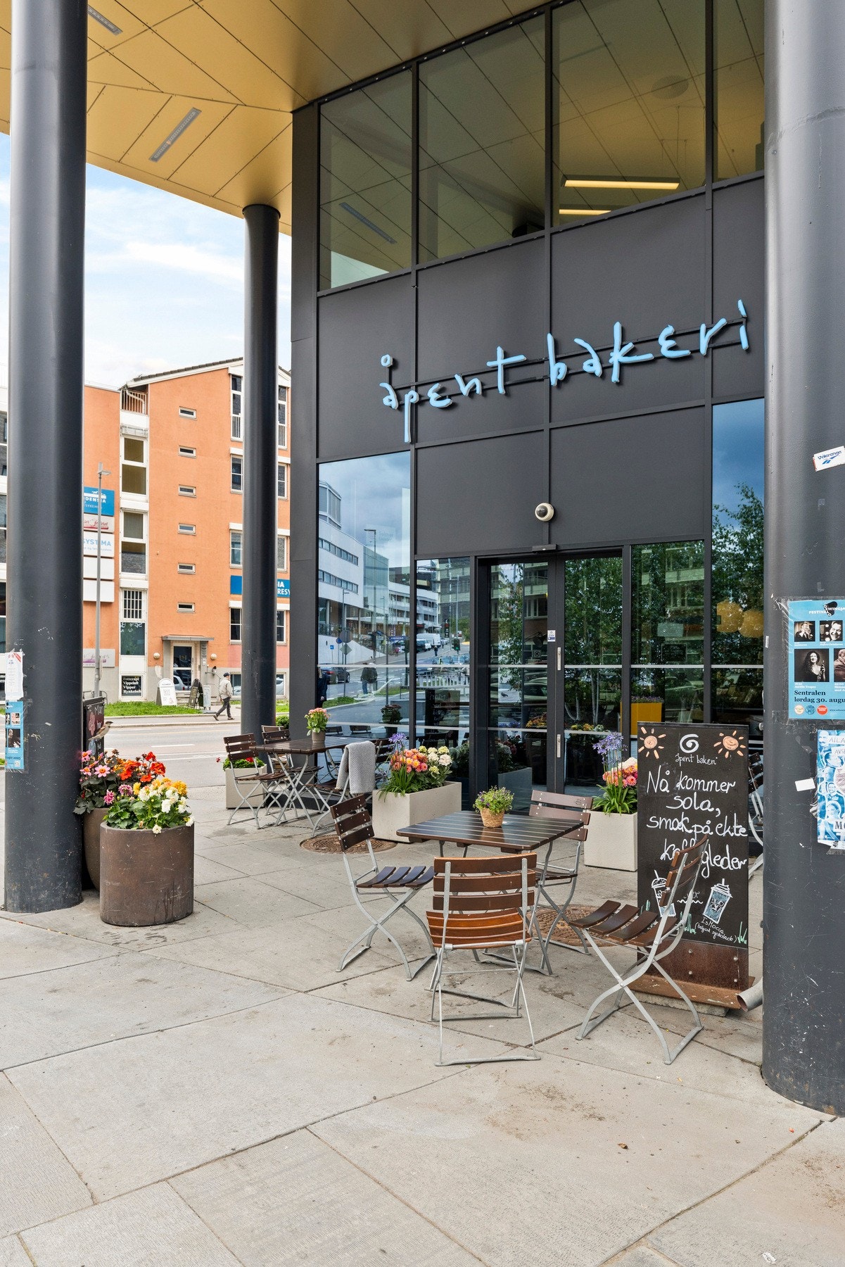 Åpent bakeri ligger sentralt på Ensjø, som passer godt til søndagsturen eller på vei til jobb Galleribilde