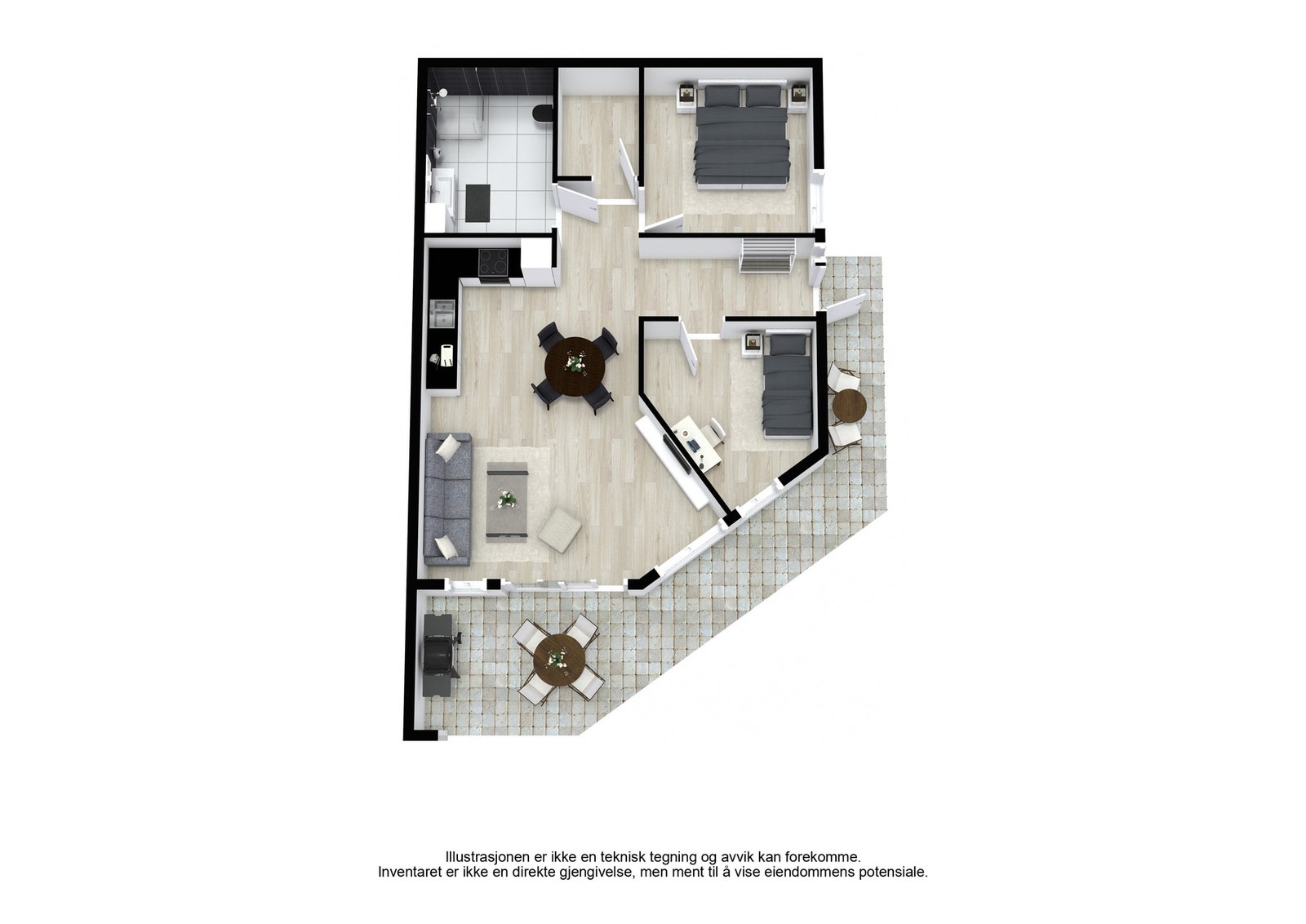 Plantegning Galleribilde