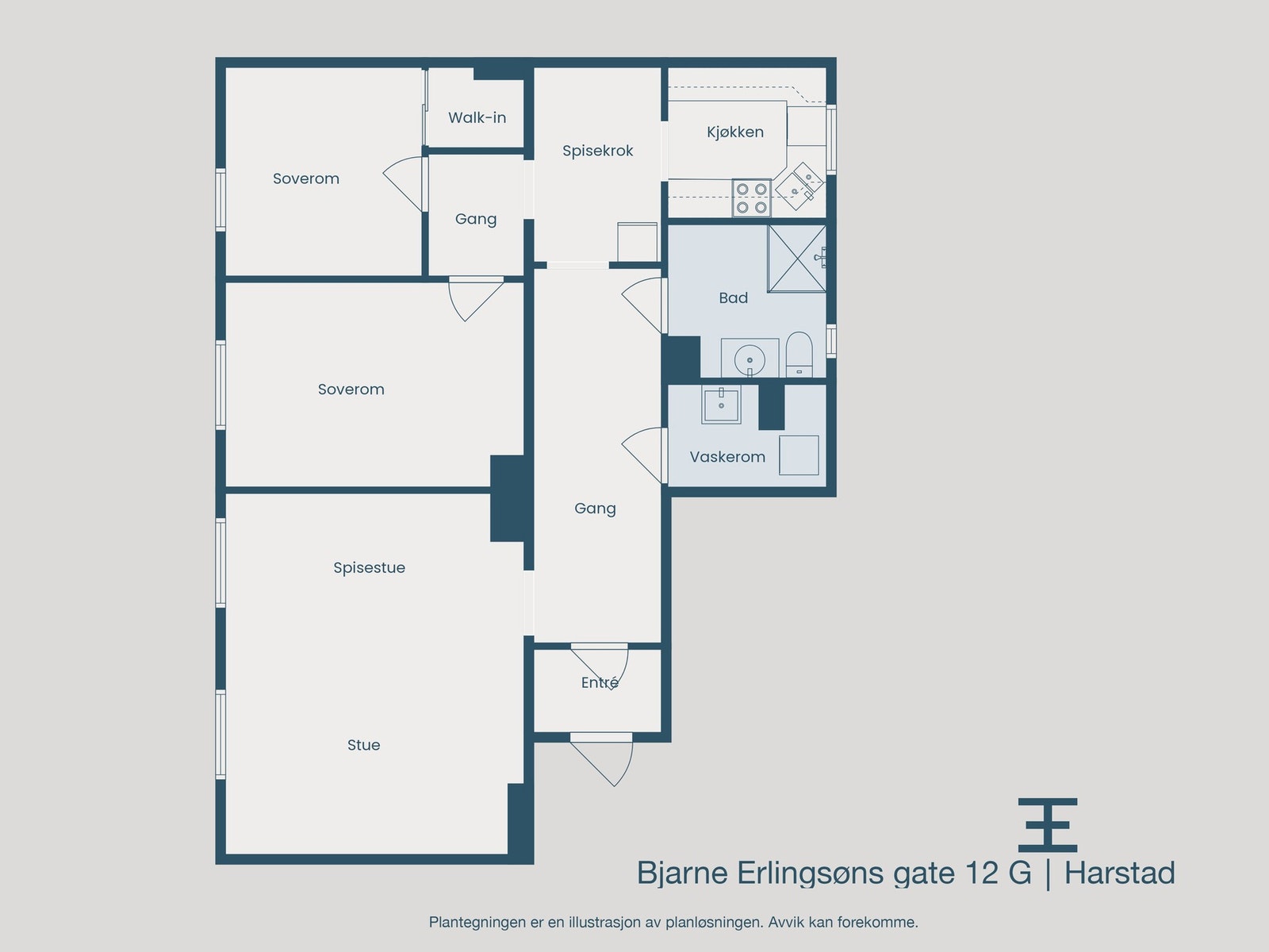 Plantegning Galleribilde