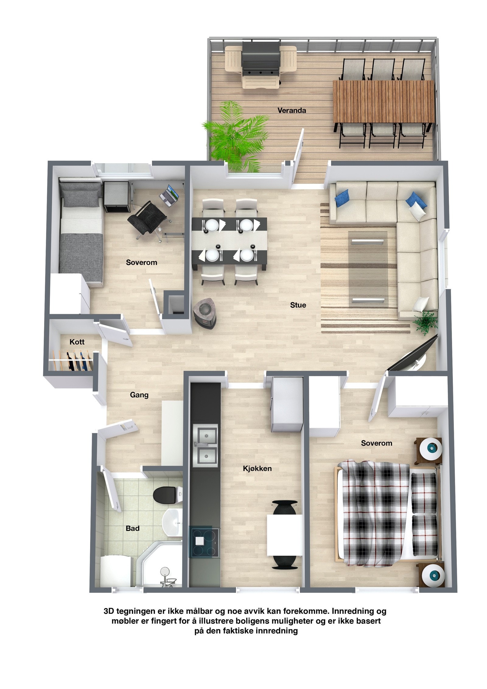 Plantegning Galleribilde