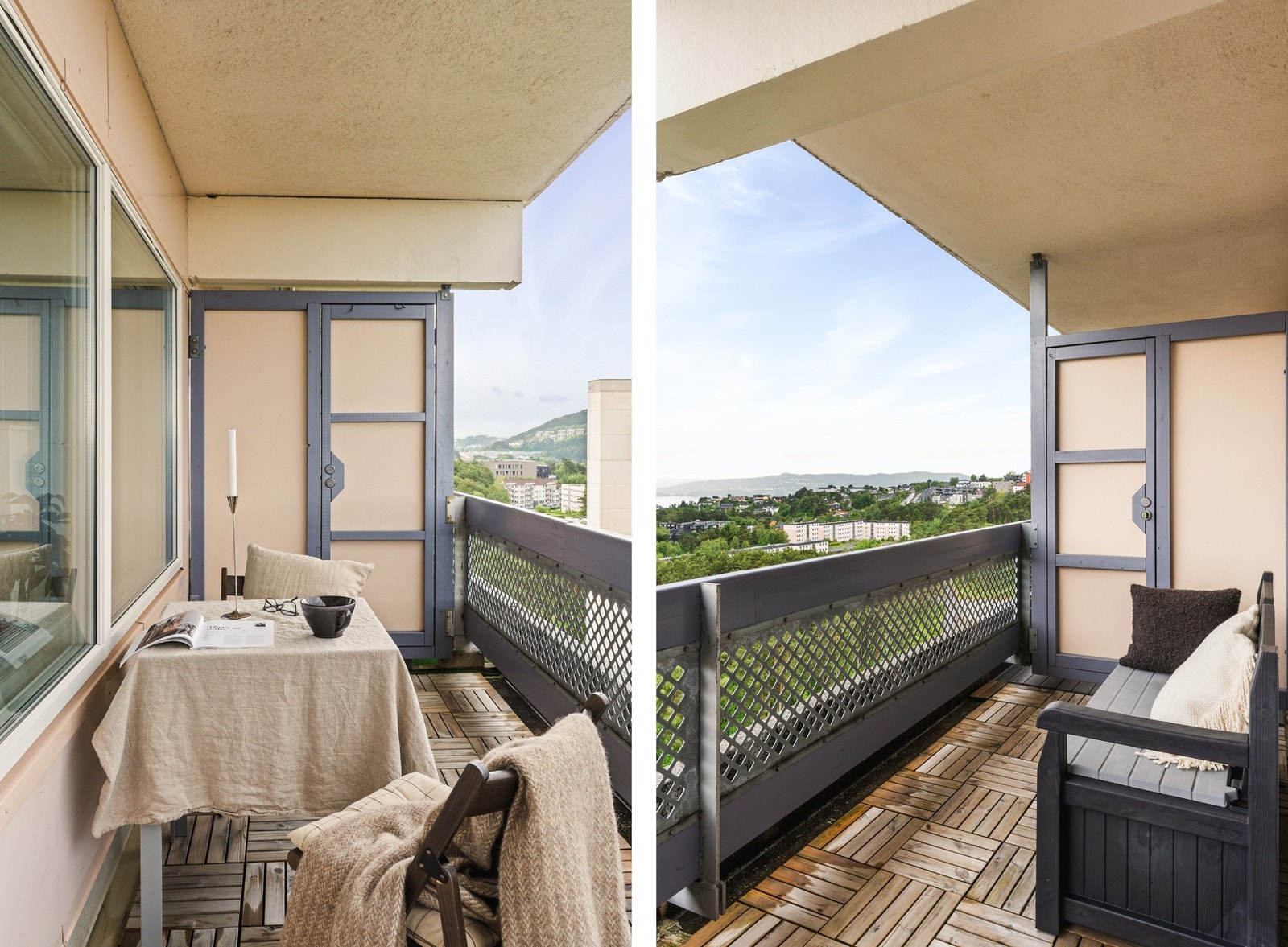 Fin plass til innredning av utemøblement. Galleribilde