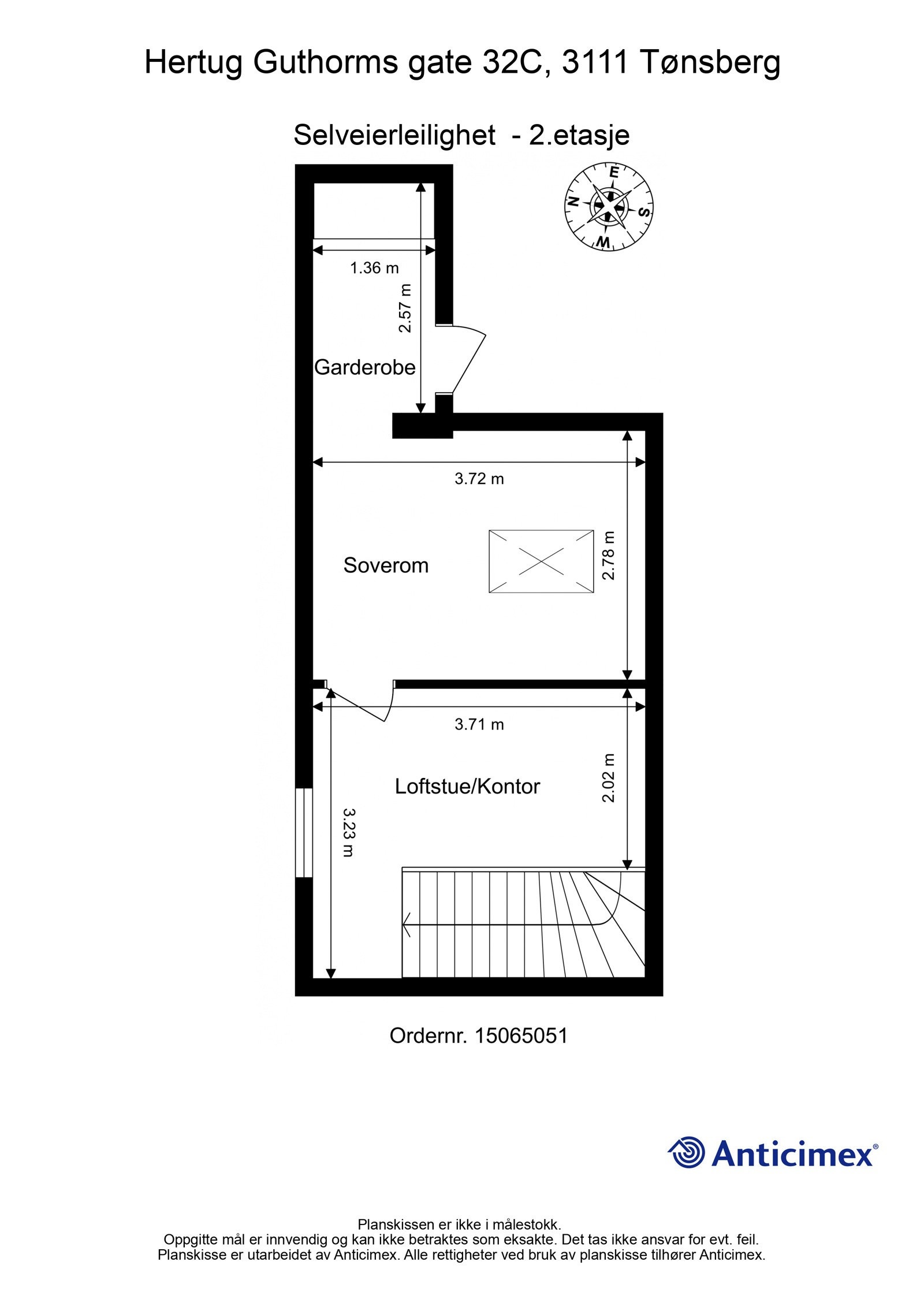 Plantegning 2.etasje Galleribilde