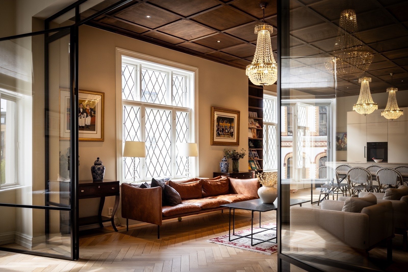 Leiligheten har et unikt design og en atmosfære som må oppleves Galleribilde