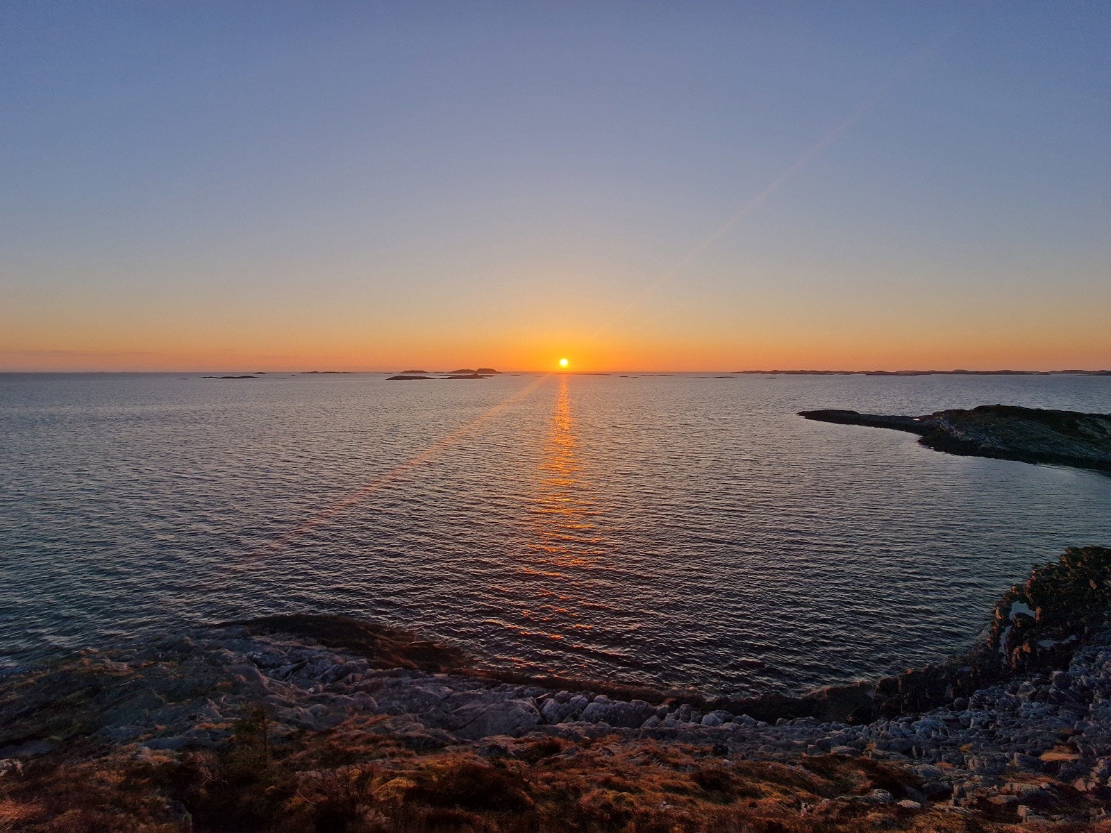 - Vakker solnedgang - Galleribilde