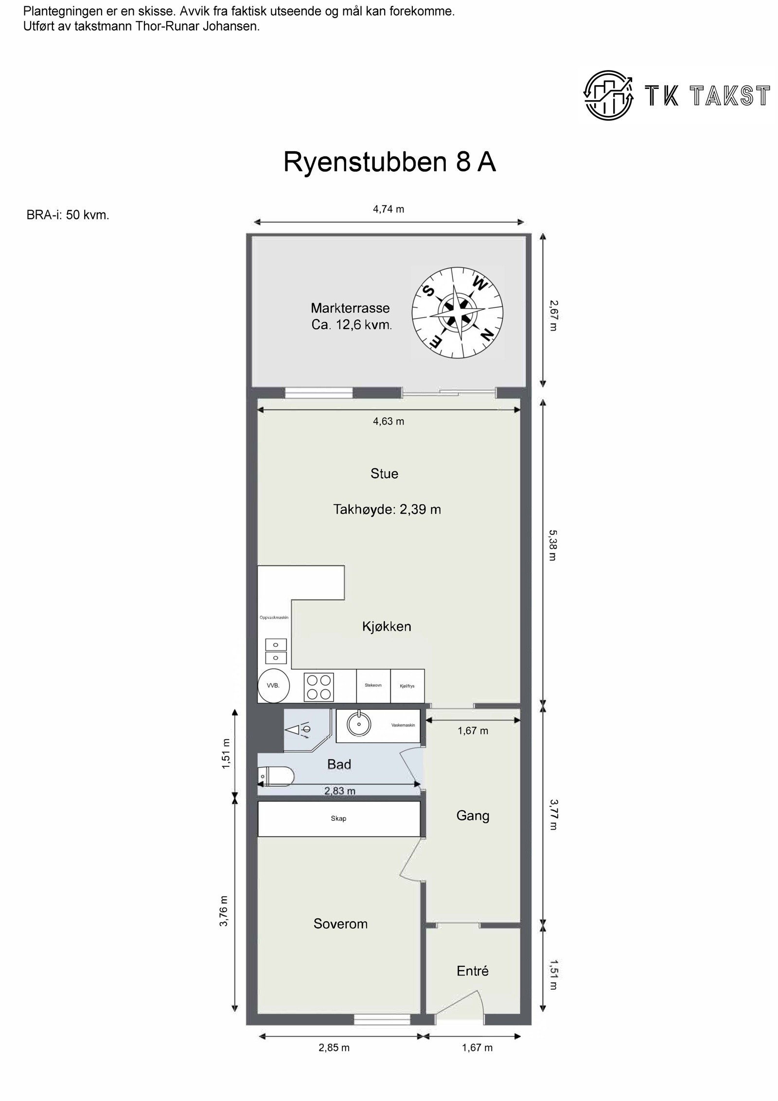 Plantegning Galleribilde