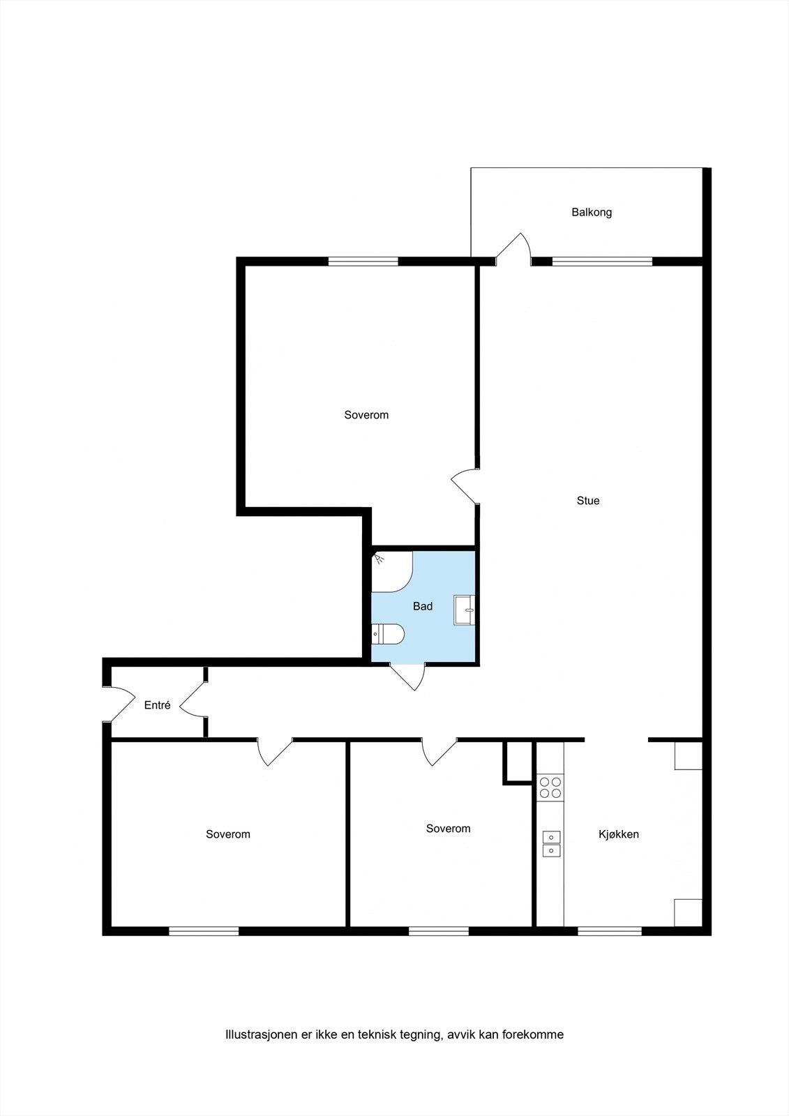 Planskisse Galleribilde