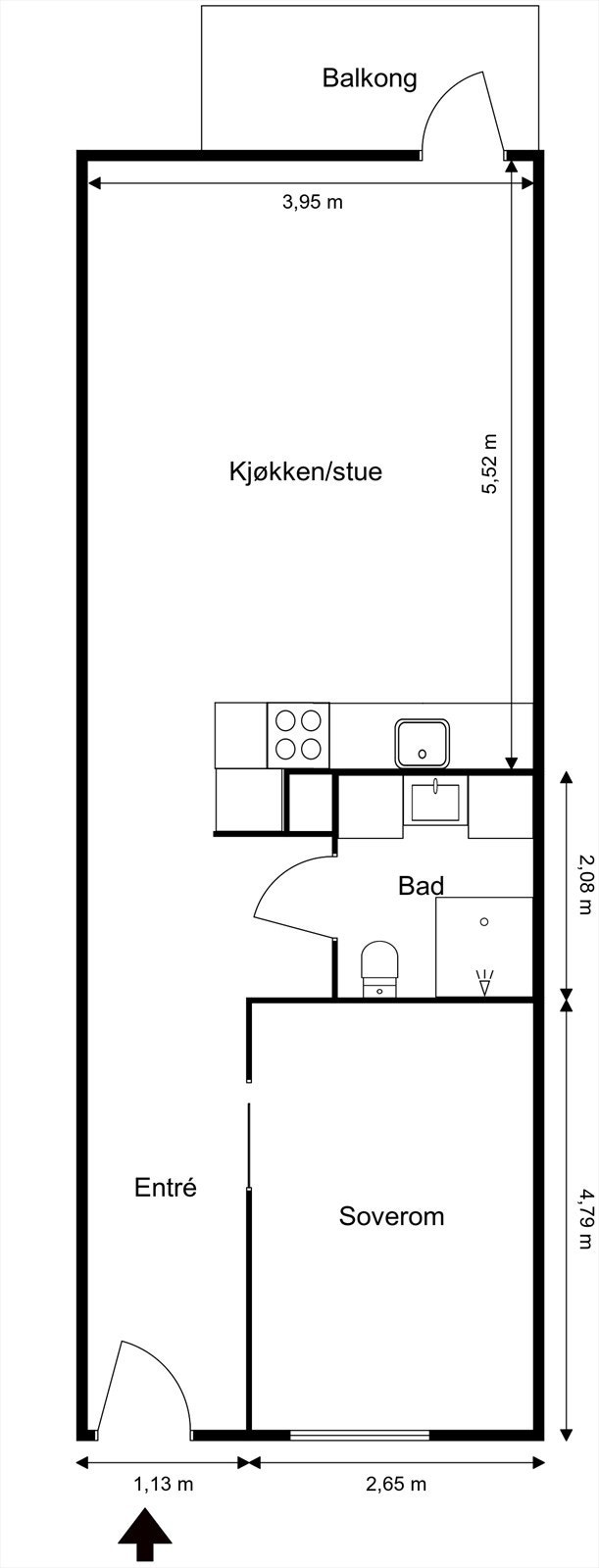 Plantegning 2. etasje Galleribilde