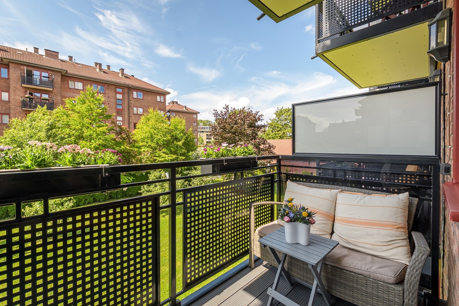 Balkongen ble etablert i 2015 i regi av borettslaget. Galleribilde