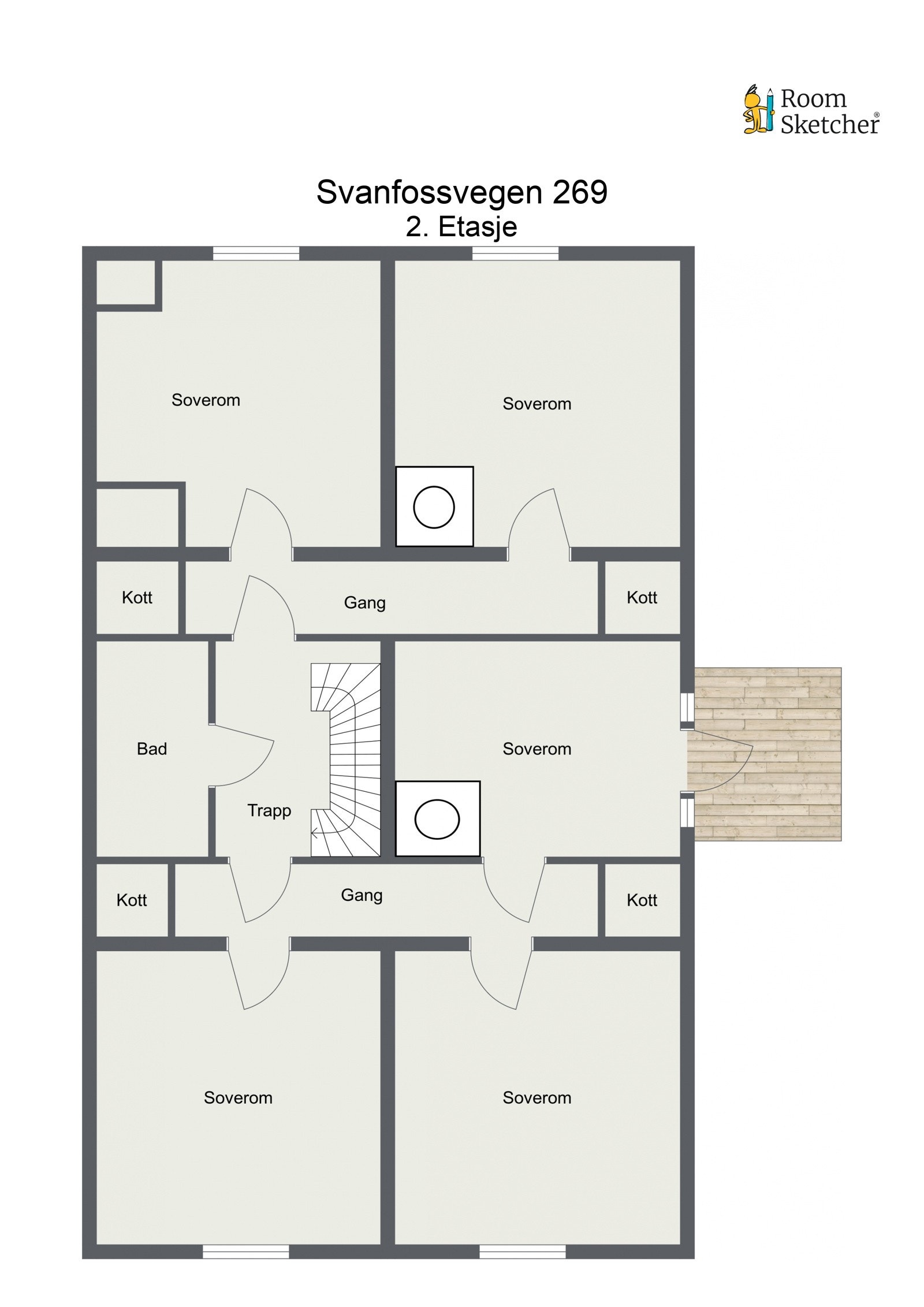 Plantegning - 2. etasje Galleribilde