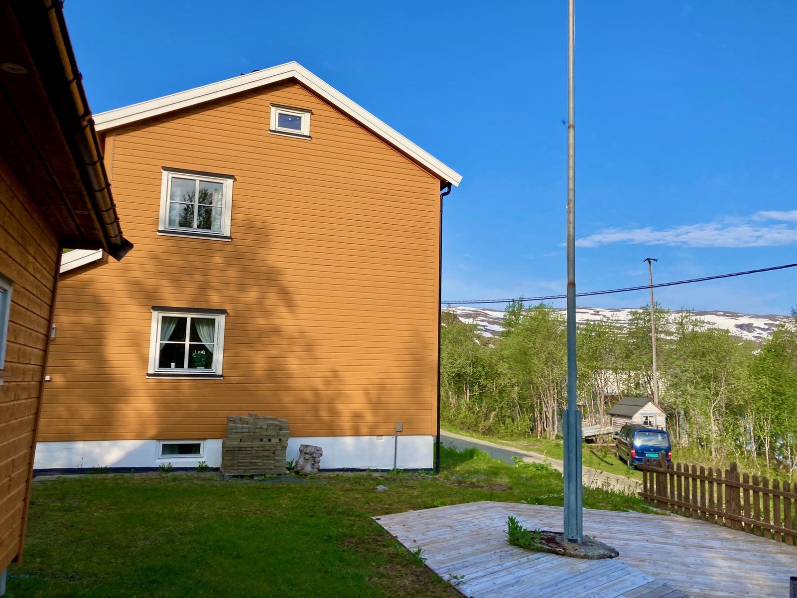Opparbeidet uteområde (privat foto) Galleribilde