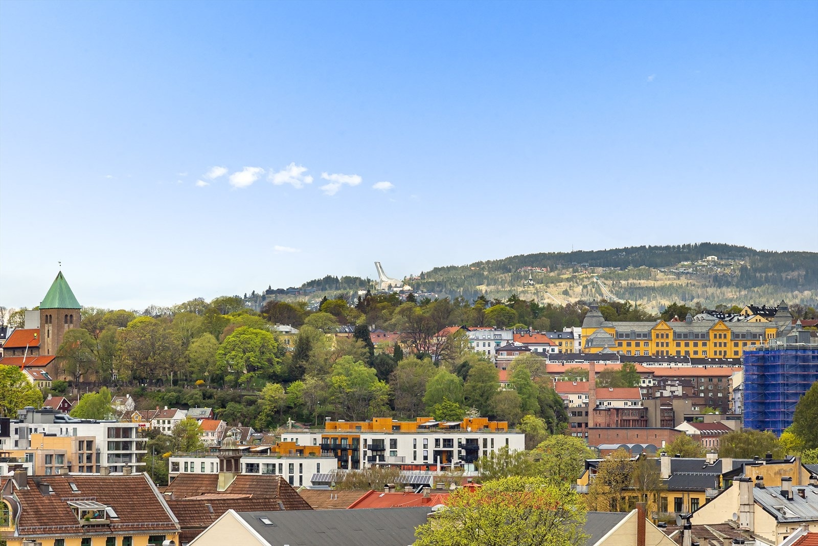 Utsikt fra takterrassen. Galleribilde