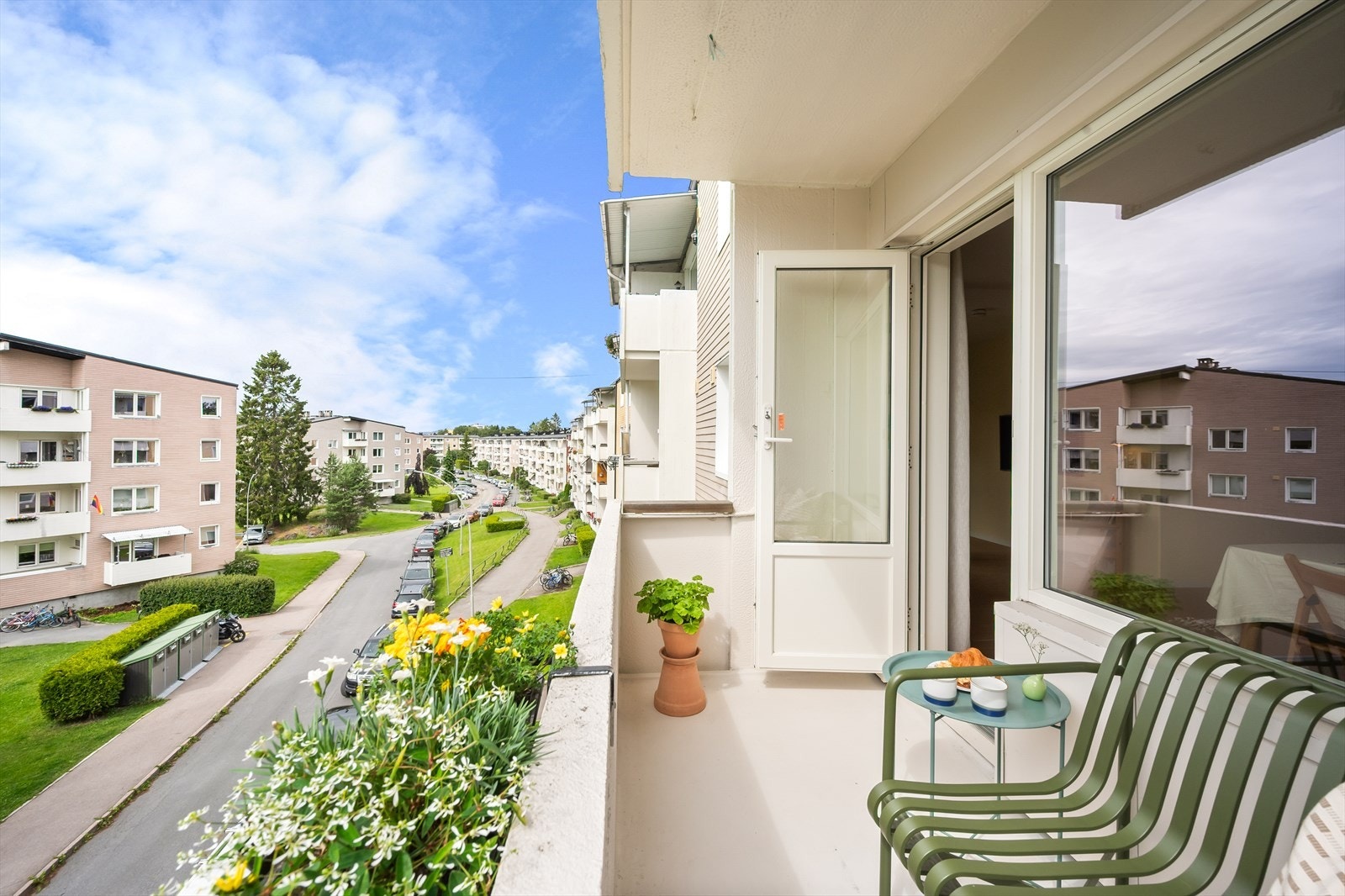 En svært lekker og attraktiv 3-roms med gjennomgående planløsning Galleribilde