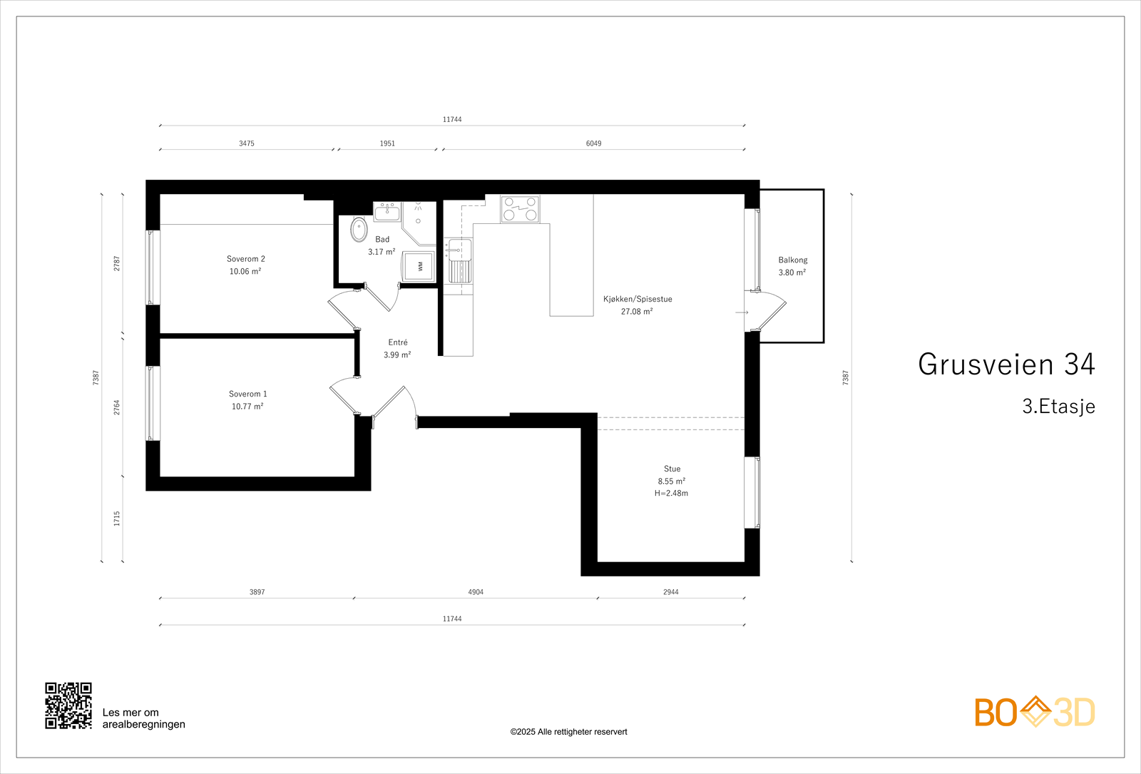 Plantegning Galleribilde