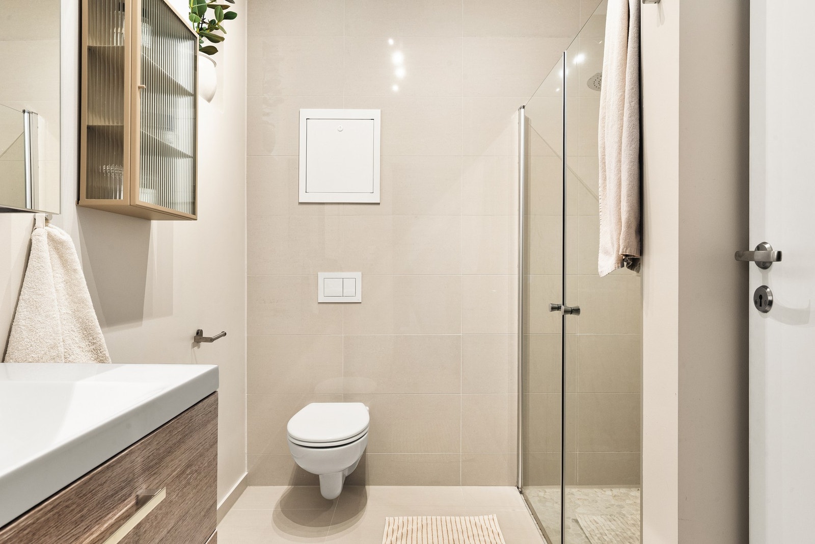 Badet er målt til ca. 5 kvm. Galleribilde