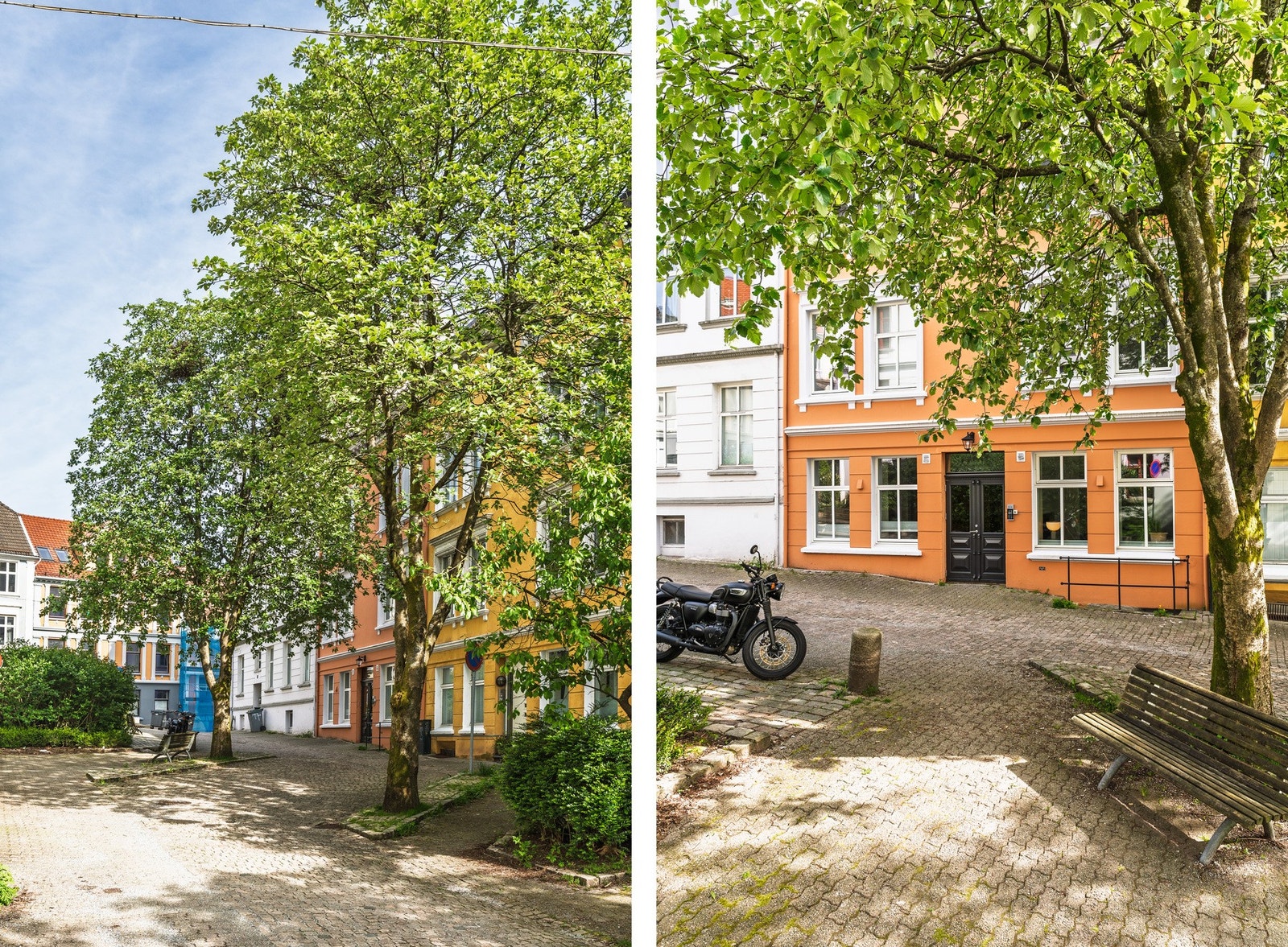 Bygget er en klassisk bygård. Galleribilde